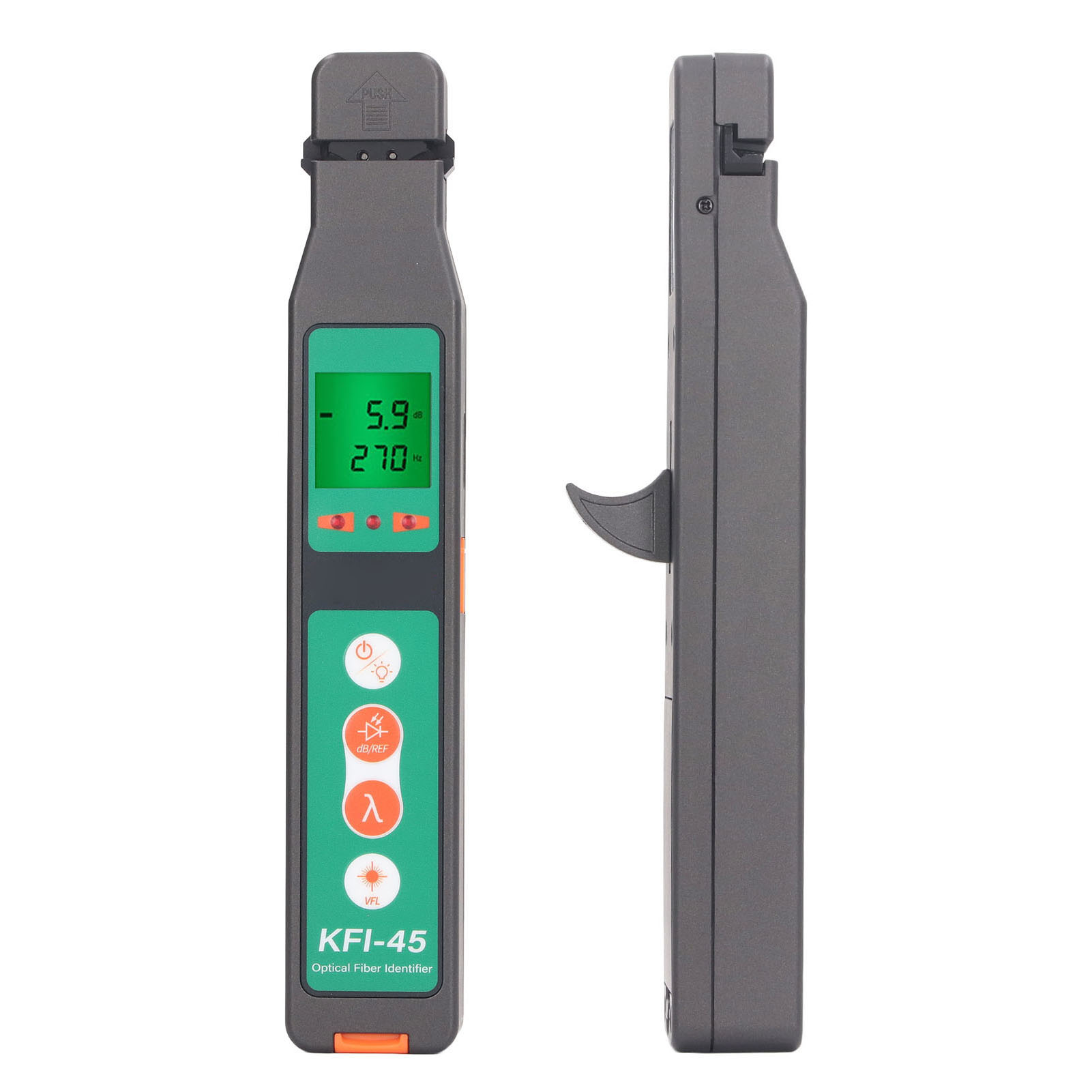 Optischer Faseridentifikator Mit Roter Led Zur Richtungsanzeige Und Optischen Leistungsdetektor (vfl Ofi 800 Bis 1700 Nm)