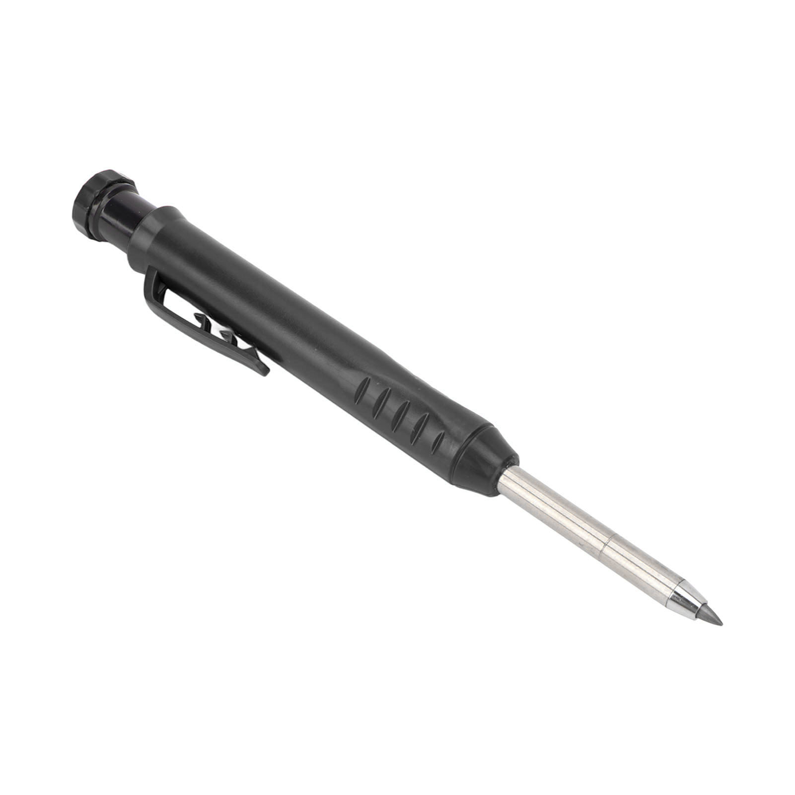 Mechanischer Zimmermannsbleistift Mit Anspitzer, Tieflochbleistift Für Metall Und Kunststoff, Schwarz