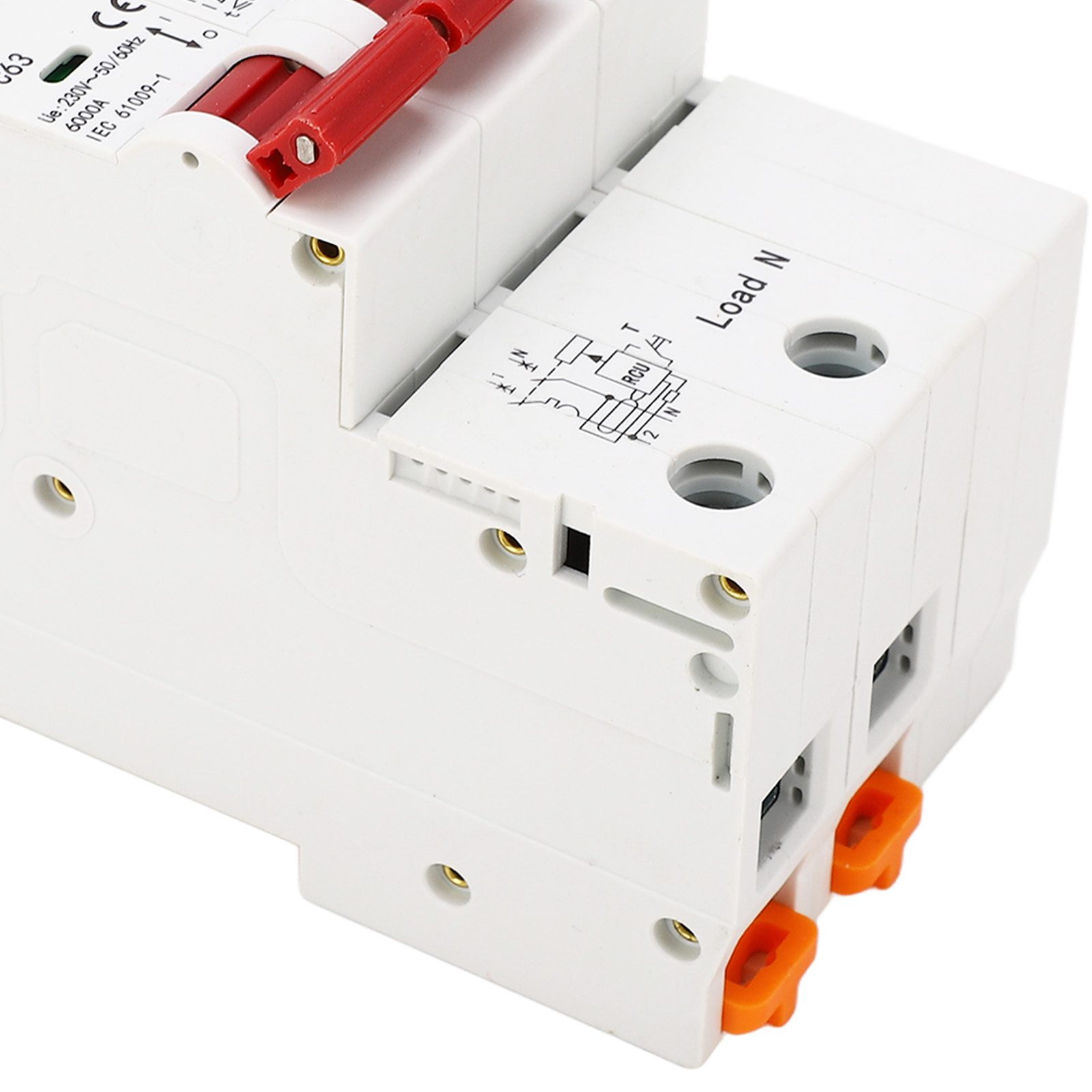 Ac230v 2p Wlan Intelligenter Fehlerstromschutzschalter Din-schienenfernbedienung Leistungsschutz Luftschalter 63a