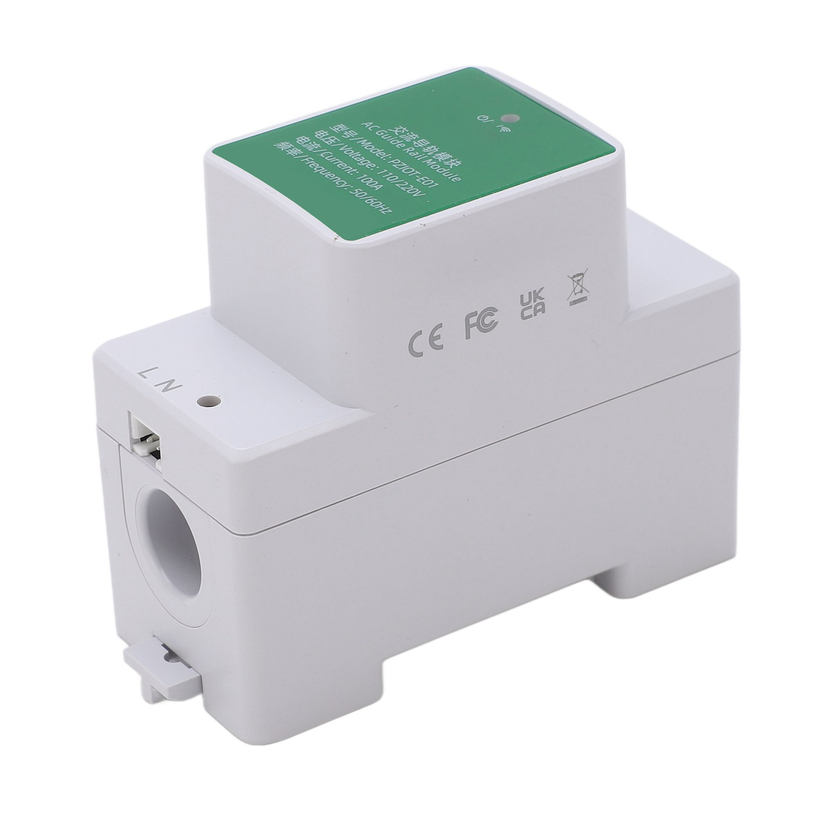Peacefair Smart Energy Monitor Multifunktionaler Din-schienen-fernbedienungs-wlan-stromverbrauchsmesser Ac110/220v
