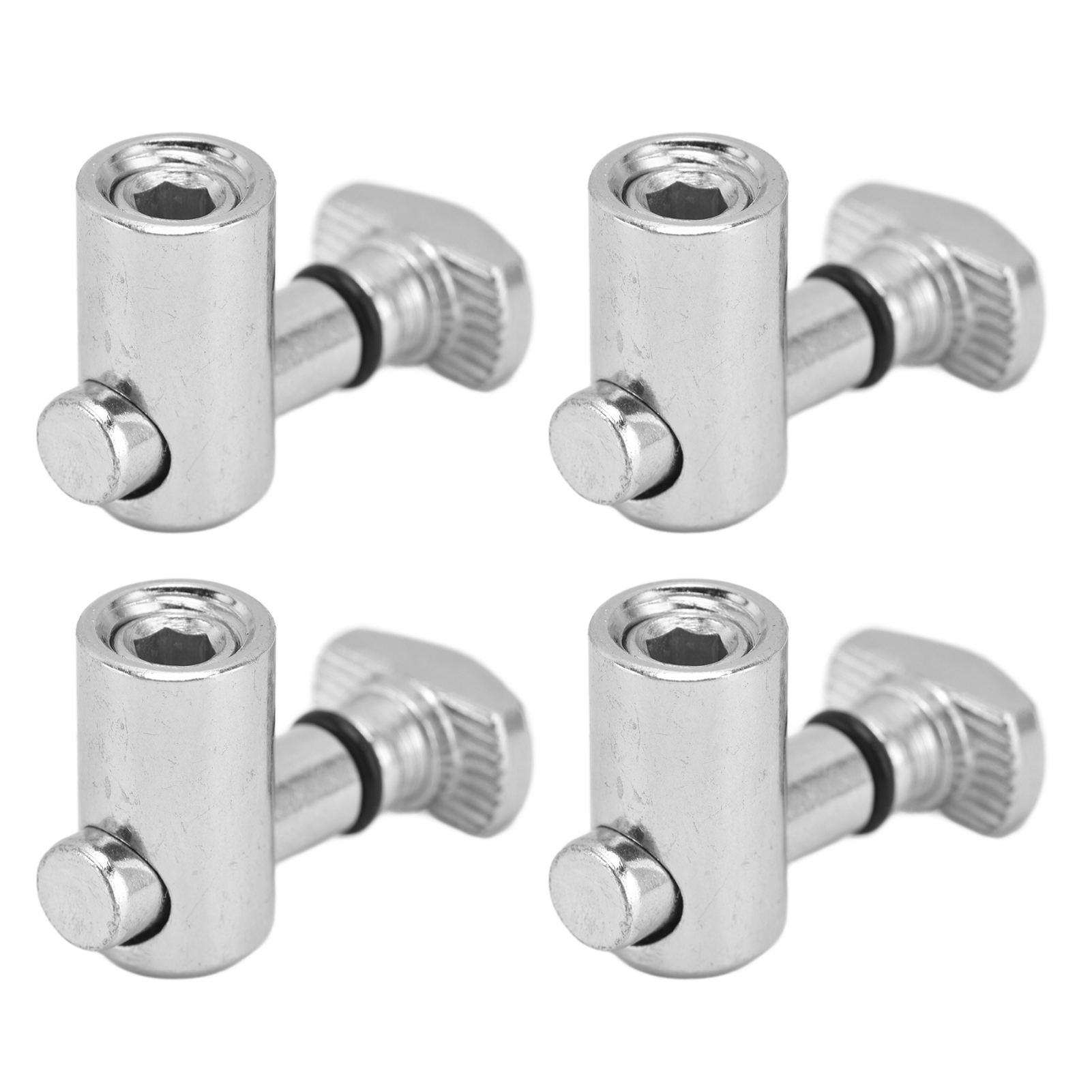 4-teiliges Ankerverbinder-set M1.6, Europäischer Standard, Kohlenstoffstahl, 90°-winkel