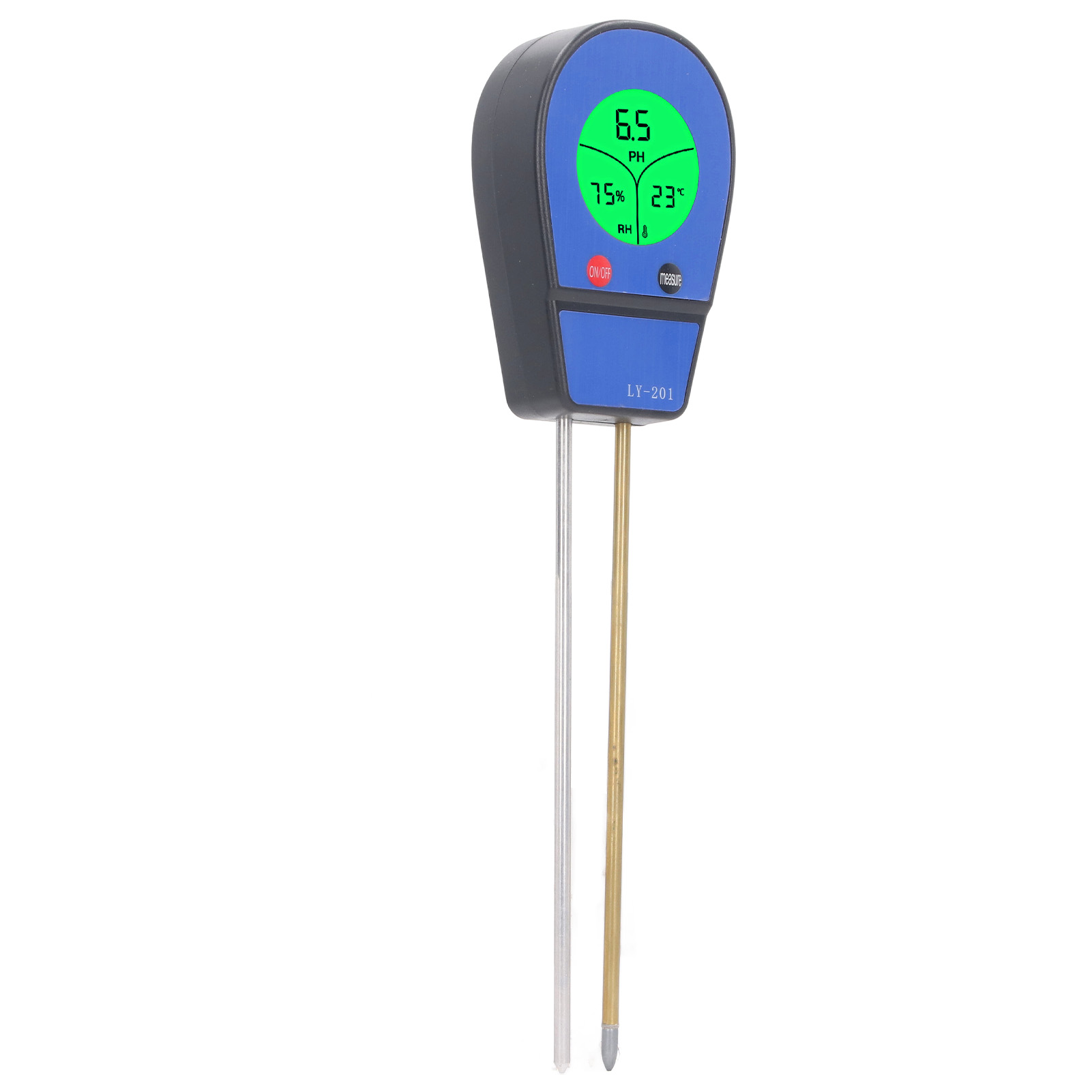 Bodendetektor Mit Led-anzeige, Ph-tester, Pflanzenfeuchtigkeitsmesser, Säure-, Alkalitäts- Und Temperaturmessgerät
