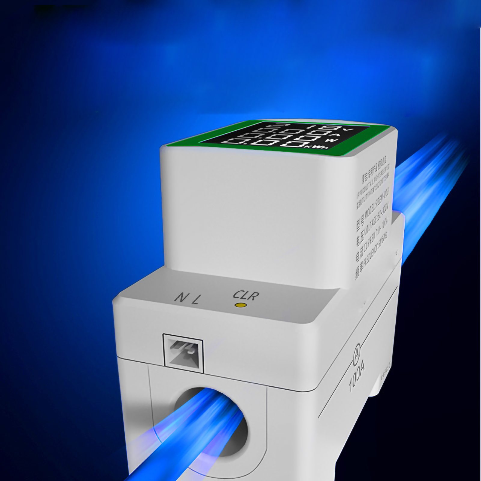 Multifunktionales Digitales Amperemeter/voltmeter-spannungs- Und Strommessgerät Für Wechselstrom 50–300 V, 100 A