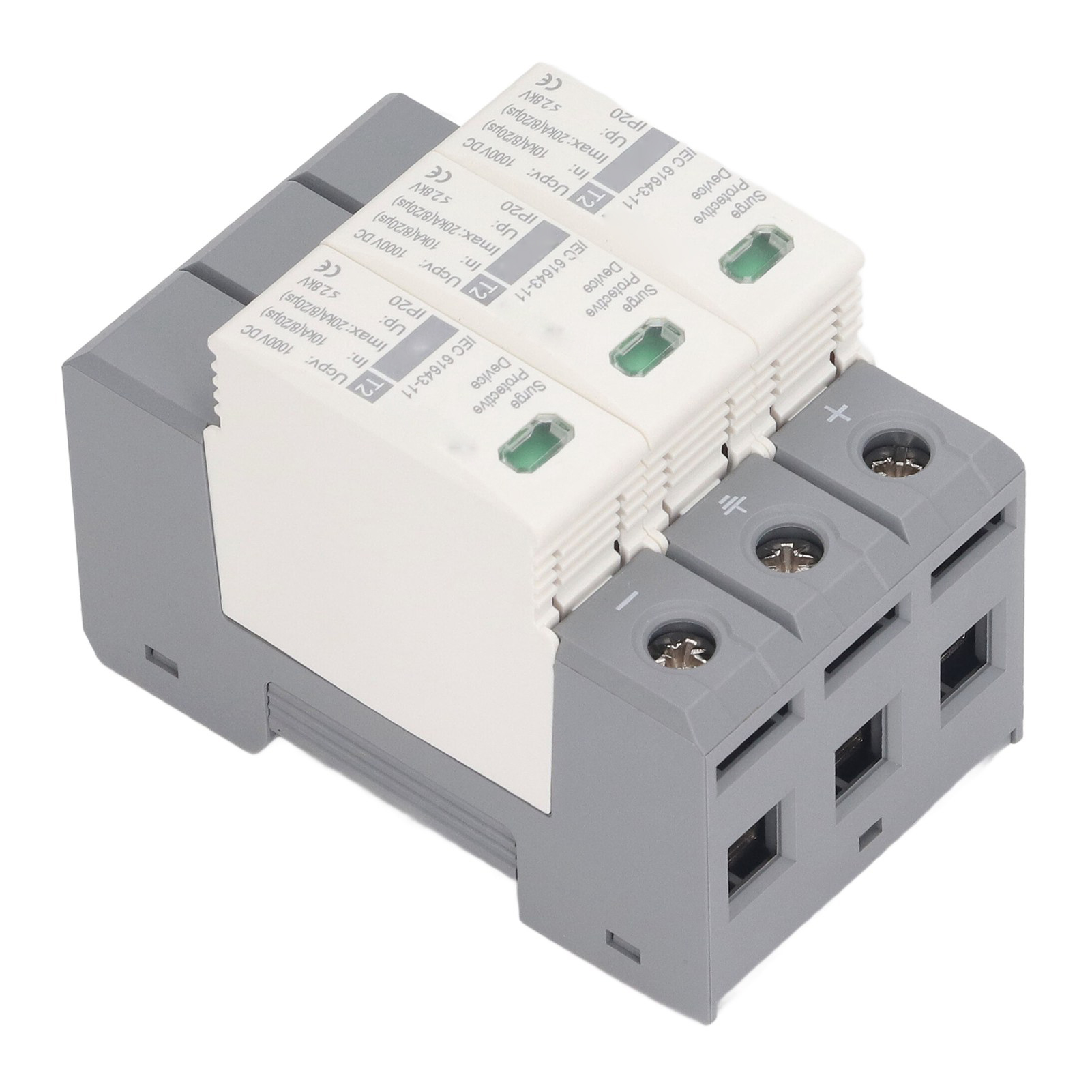 Dc-überspannungsschutzgerät, Entladeschutzschalter Für Photovoltaikanlagen, 3-polig, 1000 V, 10–20 Ka, Verteilerkasten