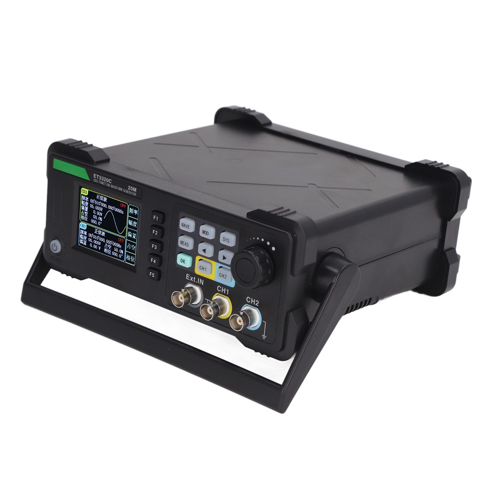 Signalgenerator-zähler Dds Hochpräzisions-2-kanal-frequenzmesser Für Beliebige Wellenformen 200 Msa/s 20 Mhz Ac 110–240 V Eu-stecker