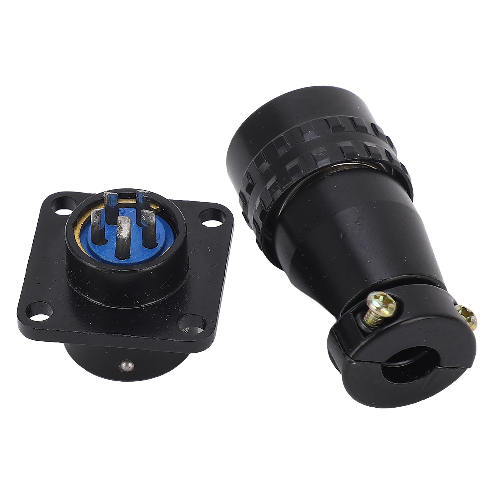 Luftfahrtstecker, 5-polig, Stecker/buchse, Messingkontakte, 400 V Wechselstrom