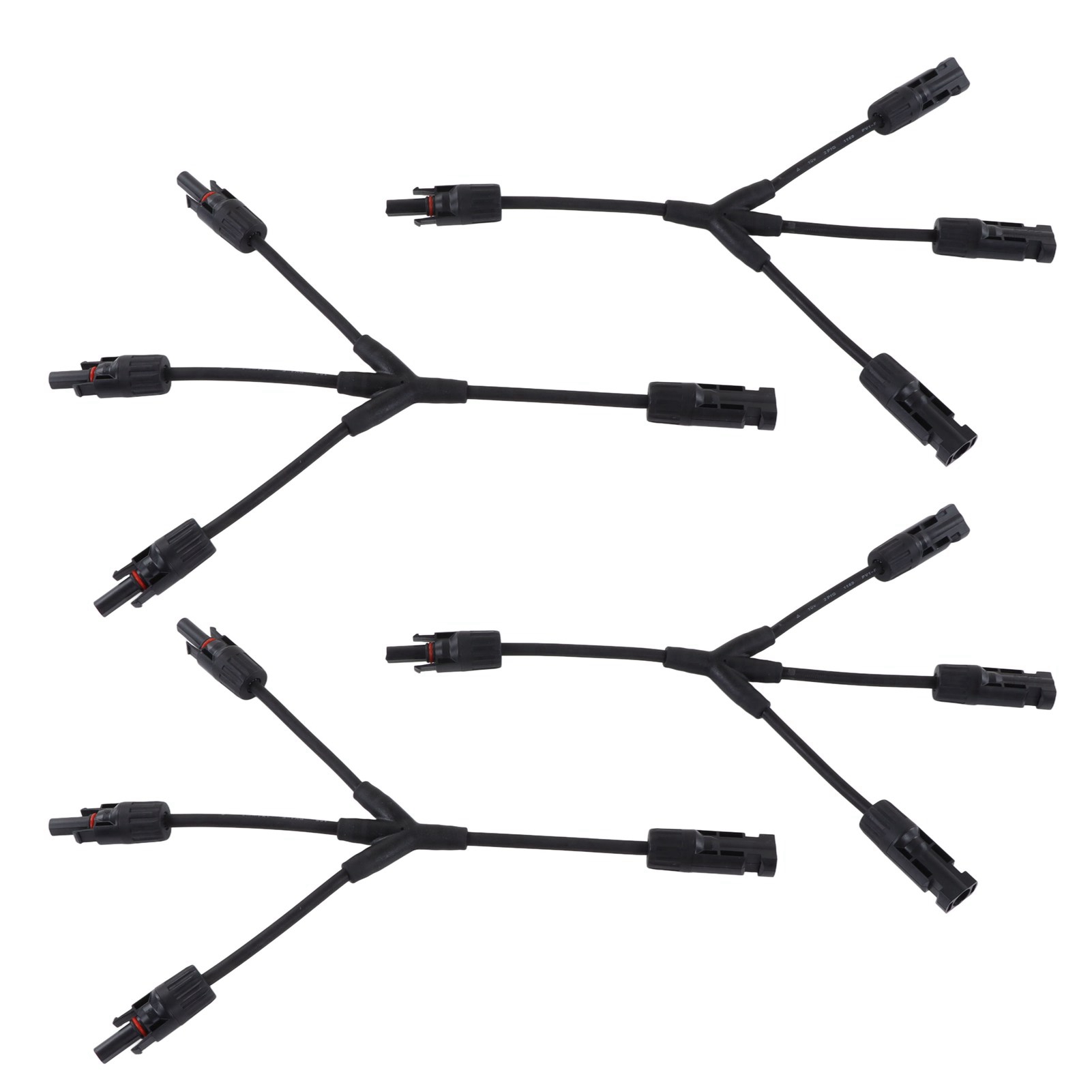 2er-set Solarmodul Photovoltaik Y-verzweigungskabel Parallelkabel Pv-adapterkabel Draht Stecker Buchse Ip67 1000vdc Pv Lty3