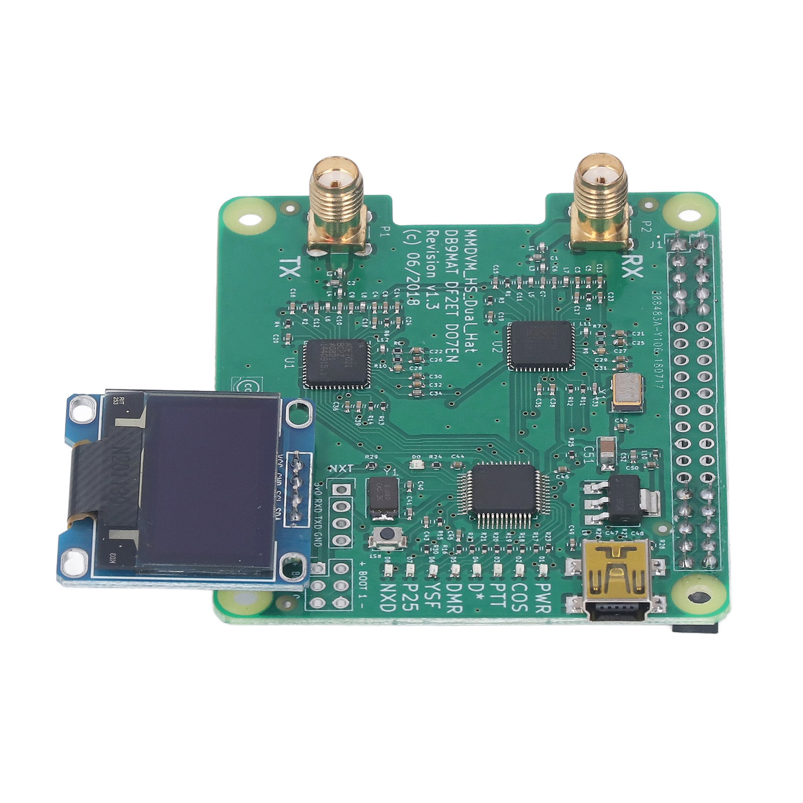 Hotspot-modul Usb Wireless Mmdvm Tragbares Sma-antennenanschluss-hotspot-erweiterungsboard Für Raspberry Pi