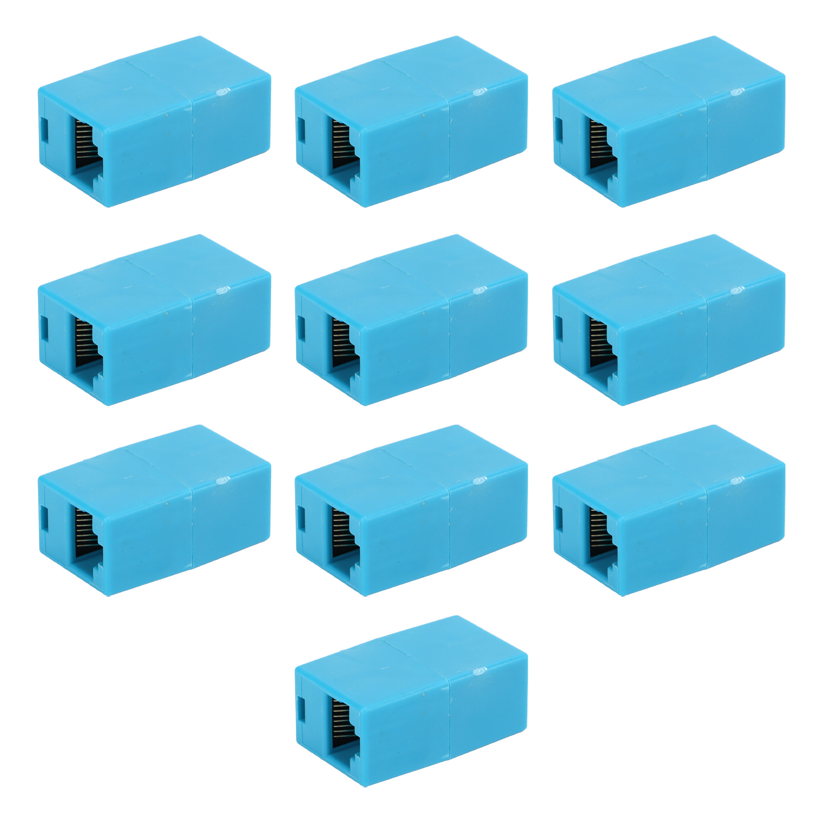 Rj45-netzwerk-durchgangsstecker, Farbiger Netzwerkkabelstecker, Verlängerungsstecker, Bidirektionaler Stecker