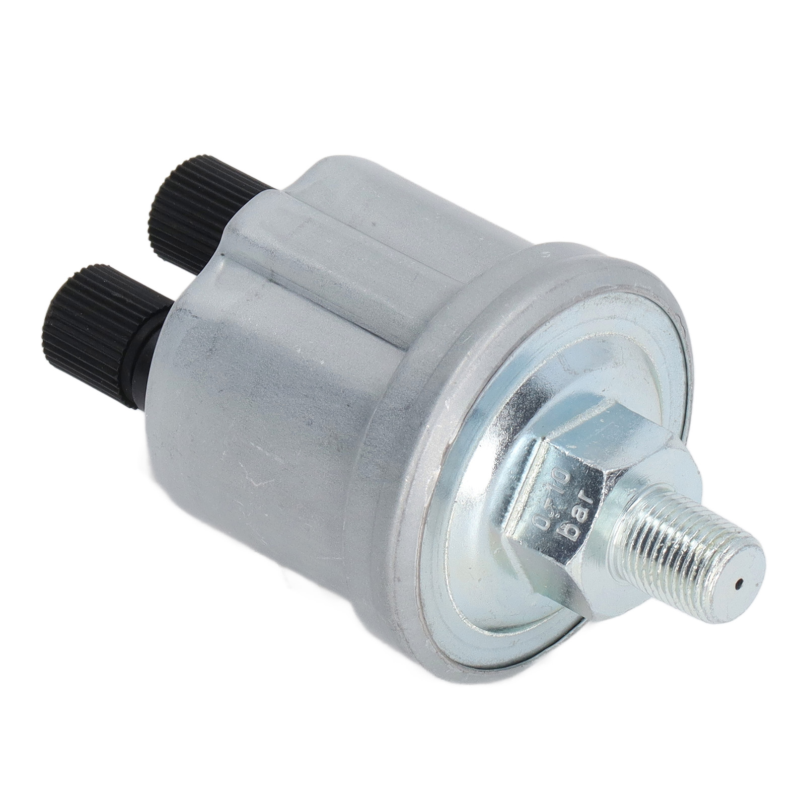 Öldrucksensor Aus Aluminiumlegierung, Stabiler Generator-öldrucksensor Für Vdo 1/8 Npt 0–10 Bar, Matte Oberfläche, Doppelkopf