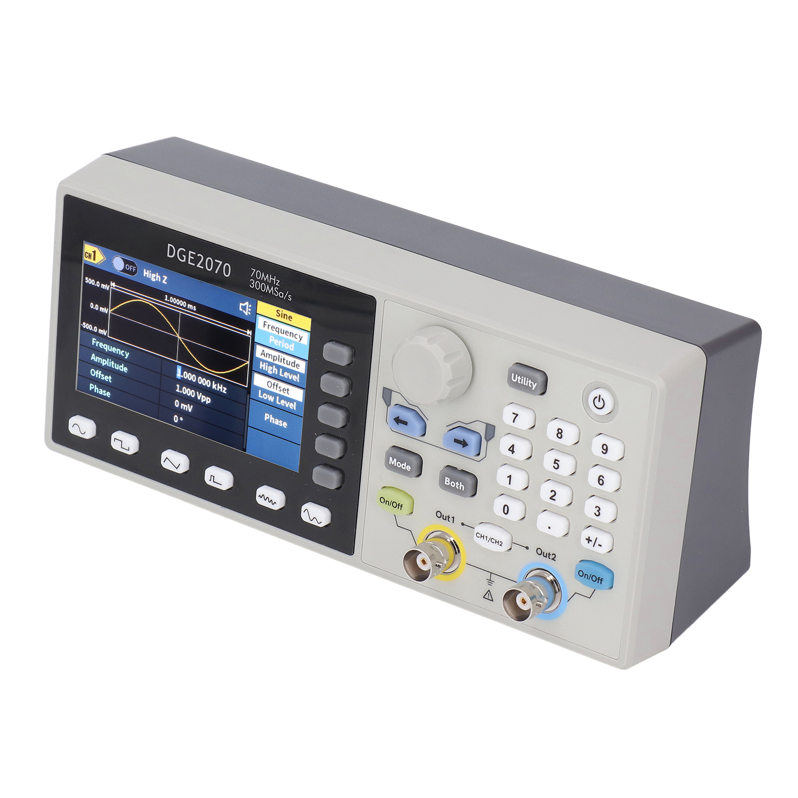 Arbiträrsignalgenerator, 2 Kanäle, 14 Bit, Präziser Funktionsgenerator Für Die Kommunikation, Ac 100–240 V, Eu-stecker