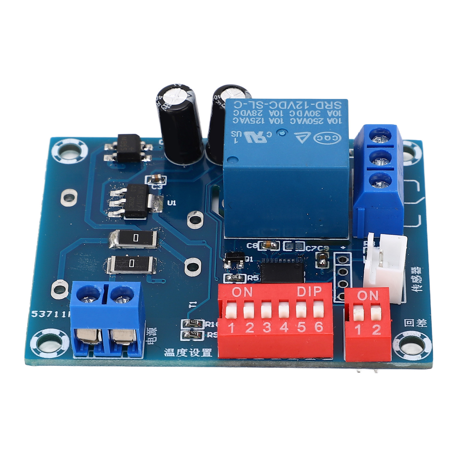 Temperaturregler -26 °c Bis 100 °c, Temperaturbereich 0,1 °c Genauigkeit, 2-stufiges Thermostatmodul, 12 V