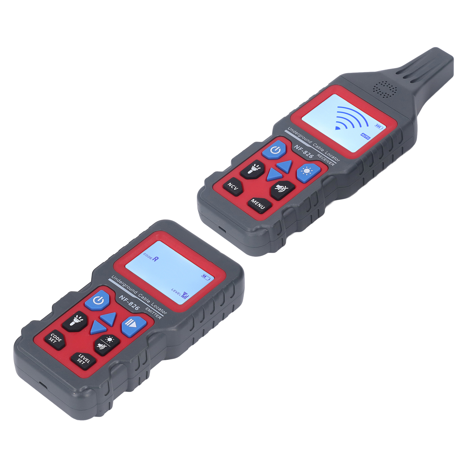 Erdkabeltester, Detektor, Ortungsgerät, Lcd-funktionsanzeige, Balkendiagramm, Elektriker-kabelsucher