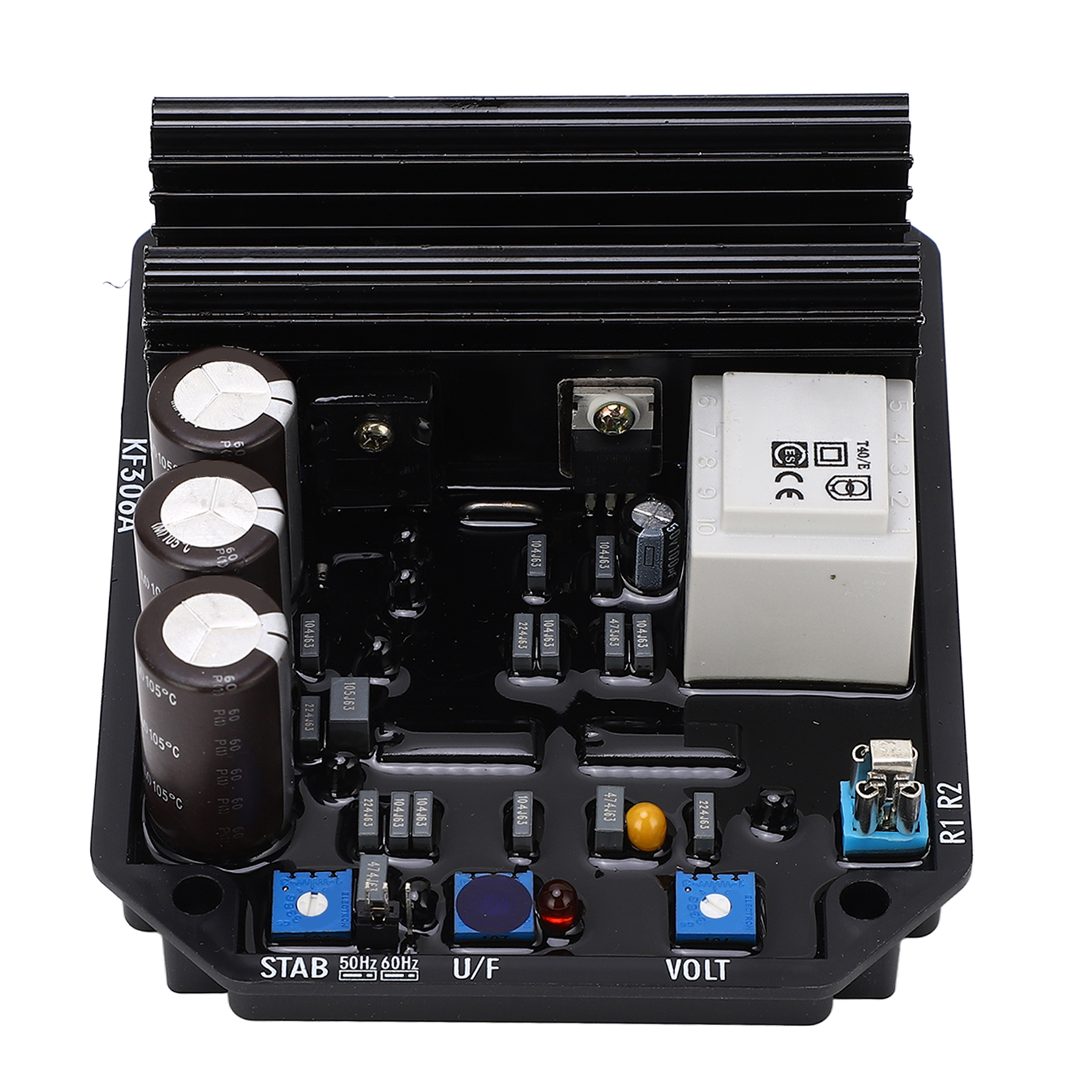 Automatischer Spannungsregler Mit Überspannungsschutz Und Niedrigdrehzahlschutz (50/60 Hz), Optionale Avr-platine Für Dieselgeneratoren (115/230/400 V Ac).