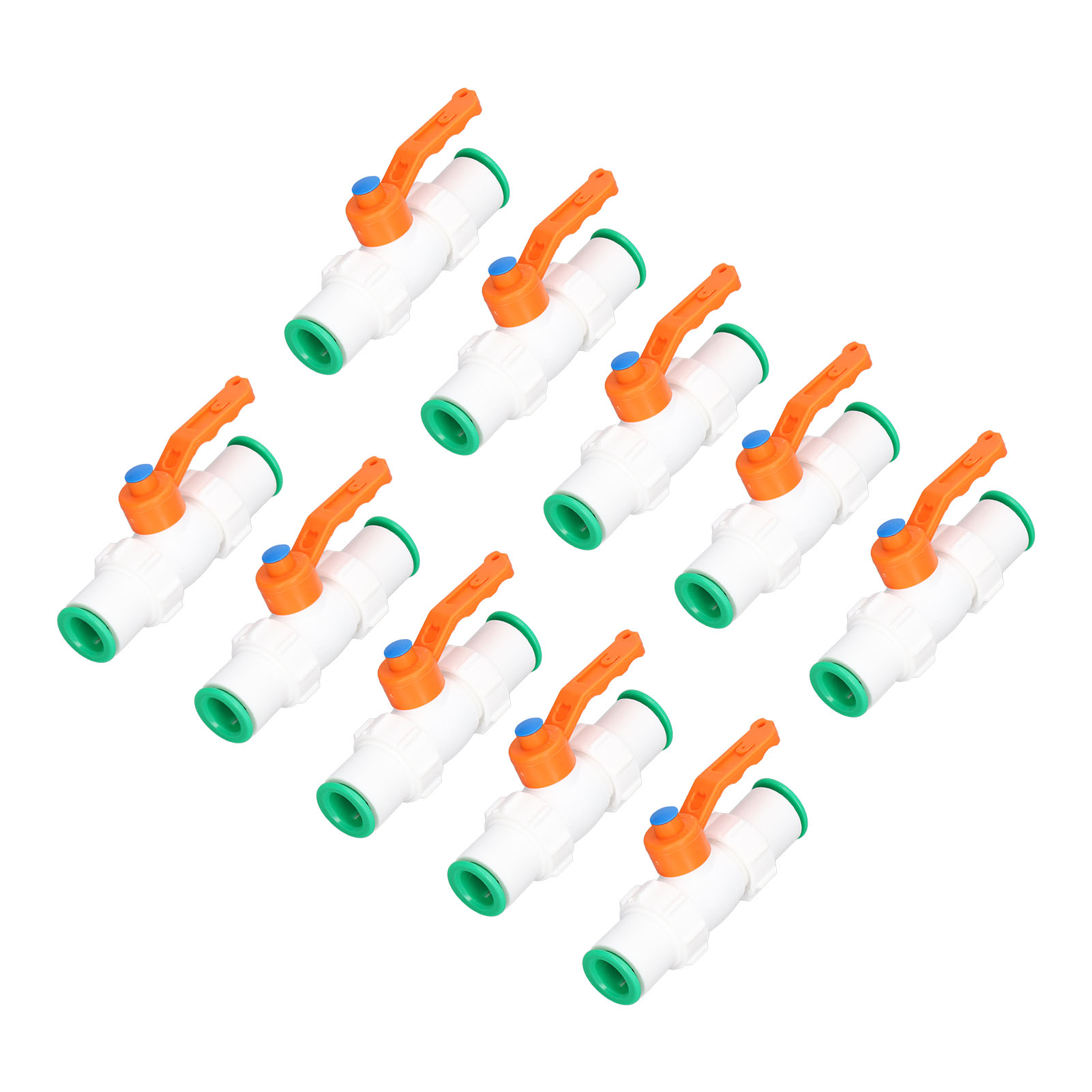 10 Stück Kugelhahn-schnellkupplungs-rohrverschraubung, Gerade Ausführung, 32 Mm
