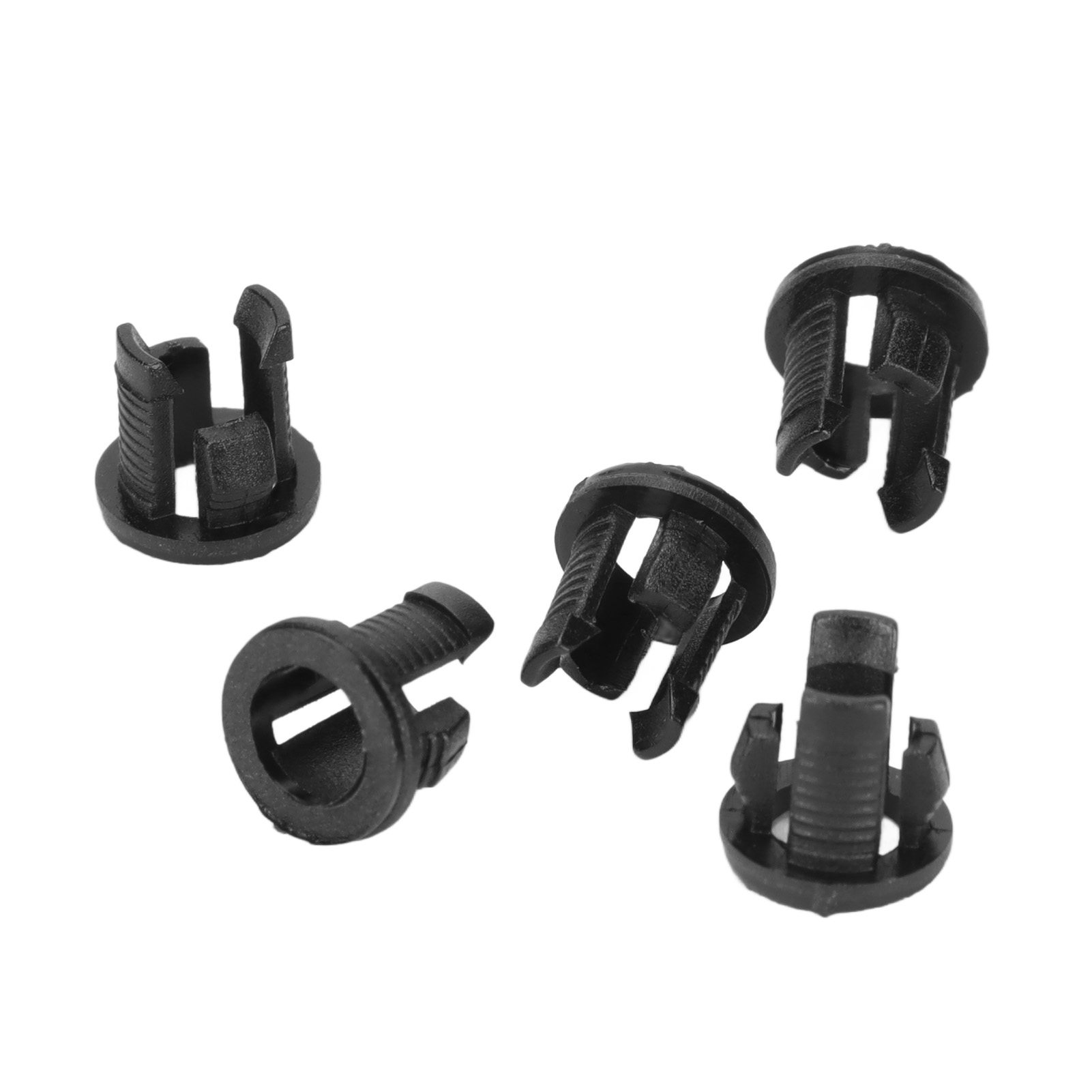 200 Stück Led-lampenfassungen Aus Kunststoff, 5 Mm, Schwarz