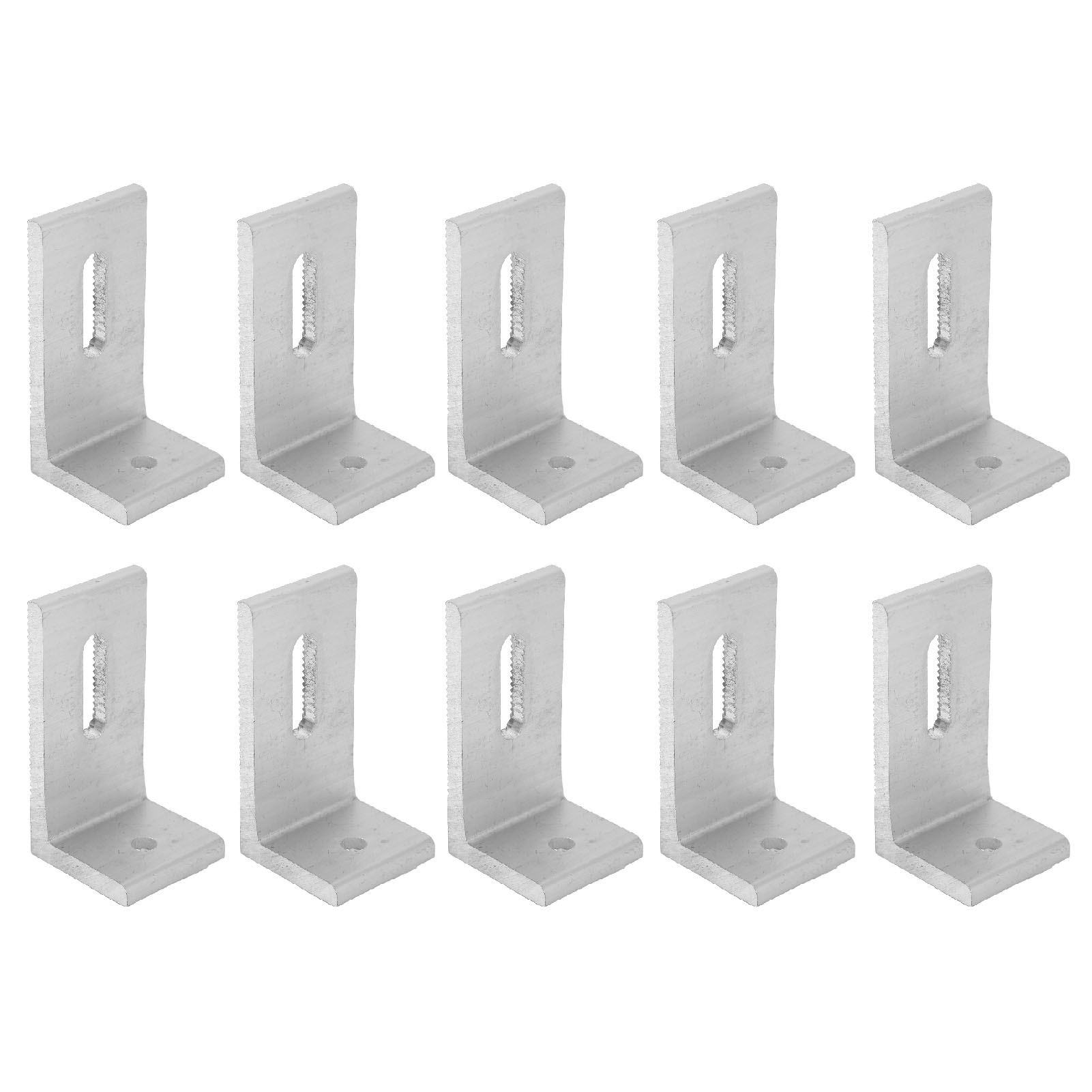 10 Stück L-förmige Solar-montagehalterungen Aus Aluminiumlegierung Für Photovoltaik-dachsysteme