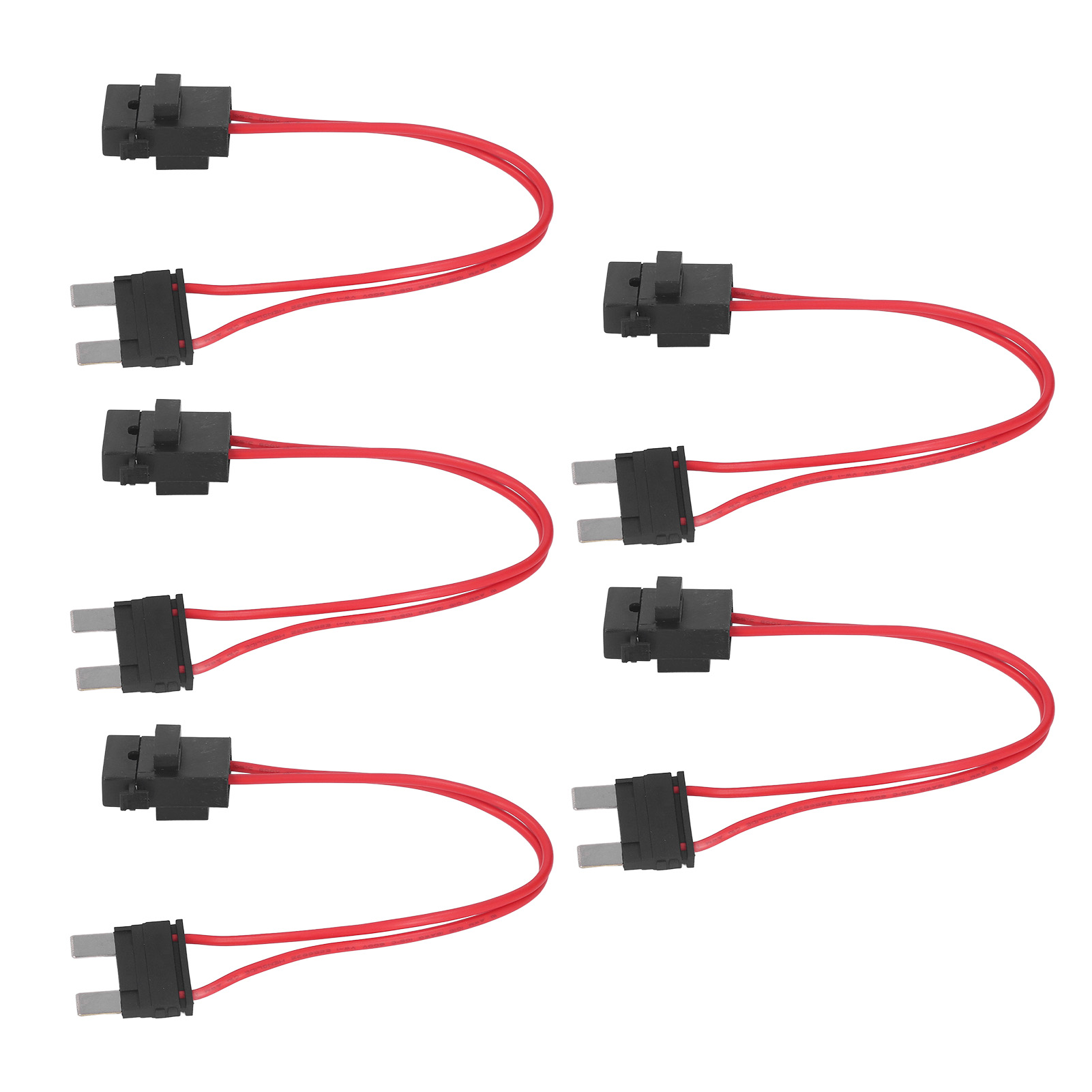 5-teiliges Kfz-sicherungshalter-verbinder-set, Mini-hochleistungs-kabelverlängerung Für Fahrzeuge, Atm 20a 16awg Mit 5 Sicherungen, Acl L 29,2 Mm