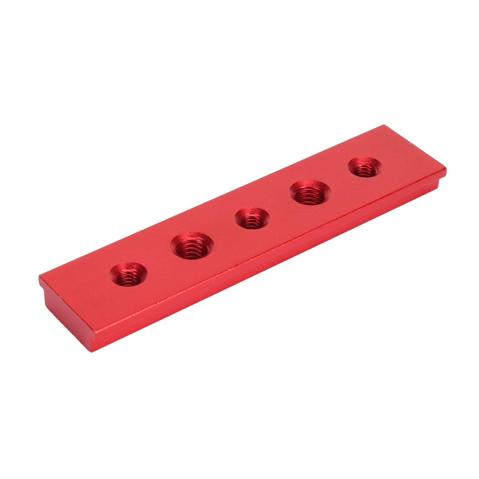 100-mm-t-nut-gehrungsschiene Mit Löchern, Aluminiumlegierung, Auswurfkanal Für Holzbearbeitung, Elektrische Kreissäge, Werkbankbefestigung, Rot