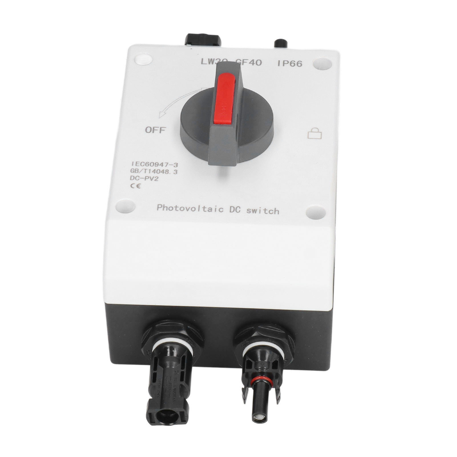 4-poliger Photovoltaik-gleichstromschalter Mit Solaranschluss, Pv-trennschalter, Dc 1200 V, 32 A, Ip66 Wasserdicht