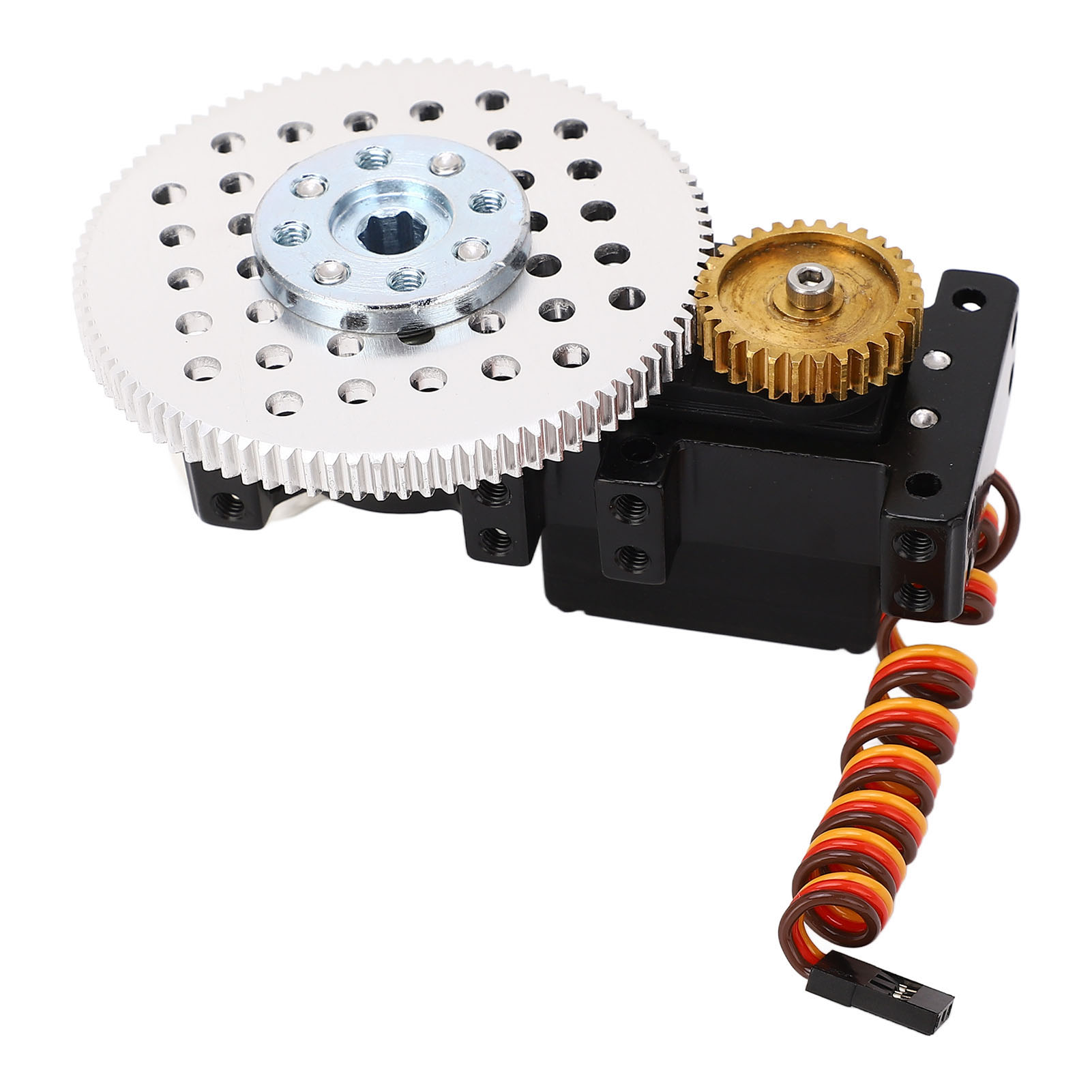 Servo-lenkgetriebe, Übersetzung 3:1, Rückkopplung, Kontinuierlicher Modus, M4-gewindebohrung, 4,8 V–6 V