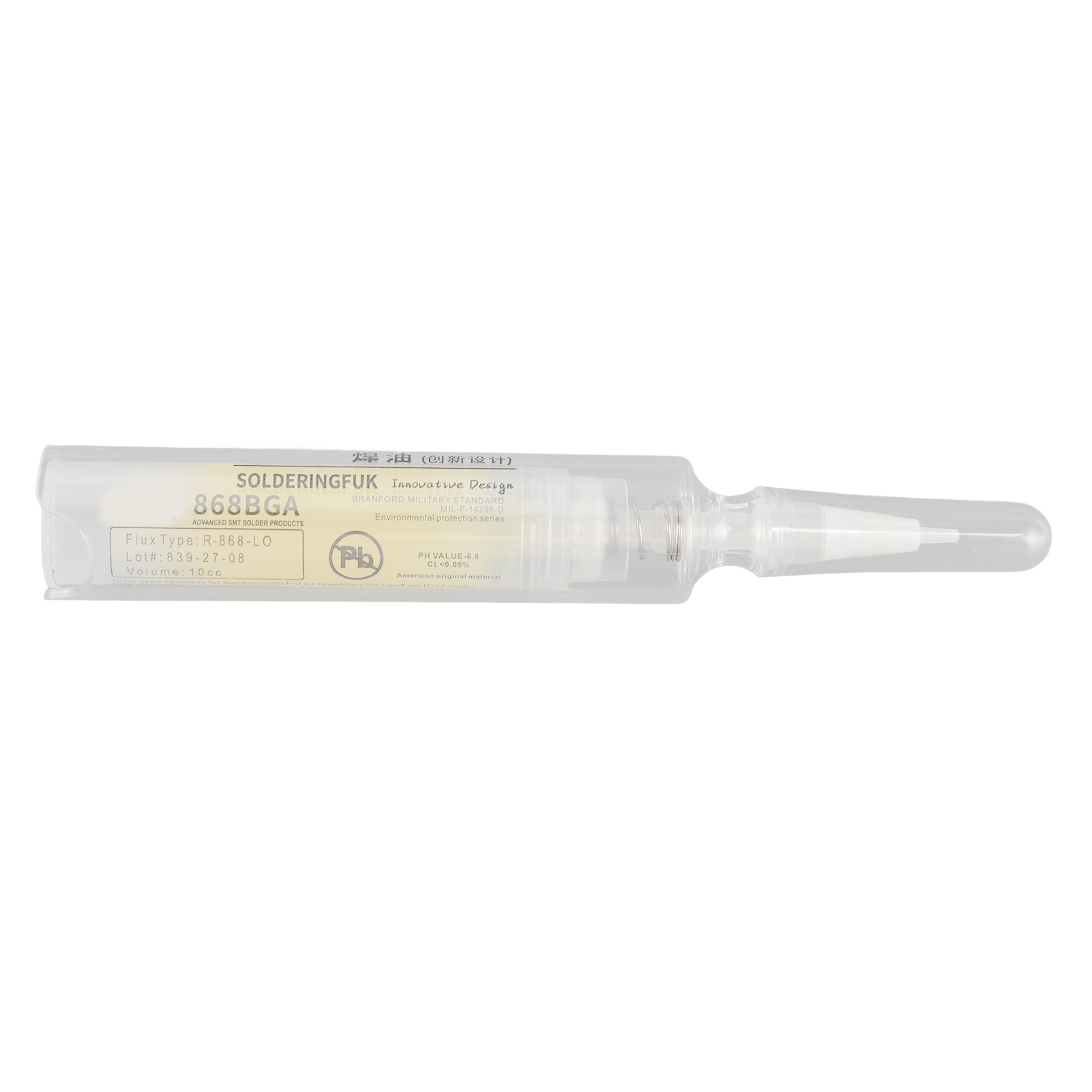 Lötpaste Kolophonium 10 Ml, No Clean, Rückstandsarm, Spritzenform Für Schweißwartung