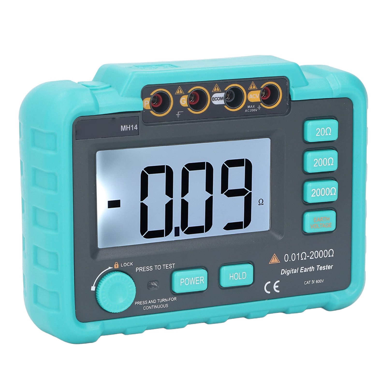 Elektrisches Megohmmeter – Präzise Messung – Isoliertes Digitales Erdungswiderstandsmessgerät