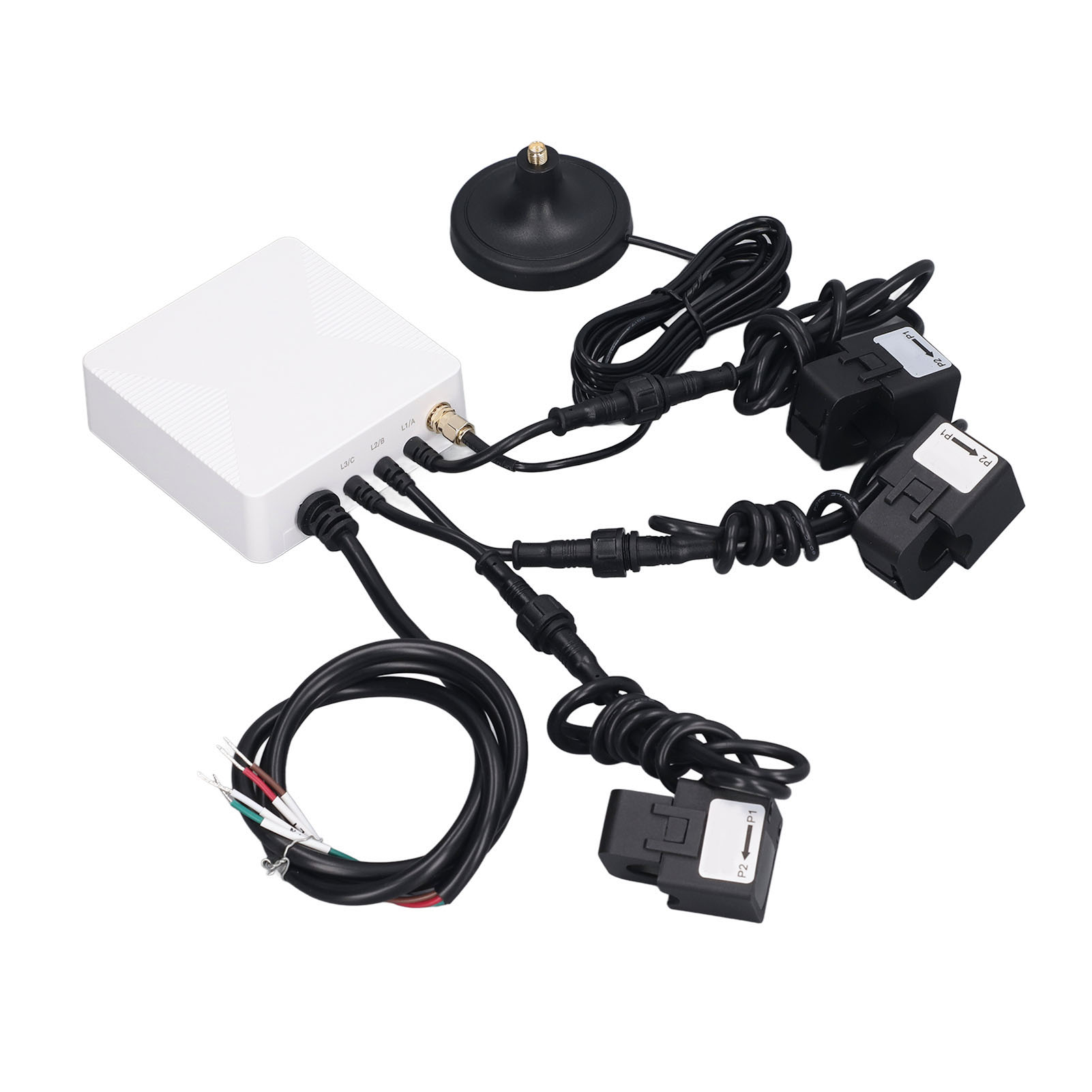 Intelligenter Energiemonitor Für Ihr Zuhause: Stromzähler Mit 3 X 200-a-stromkreissensoren, 3-phasig, 4-adrig, Zigbee-kompatibel, 100–240 V