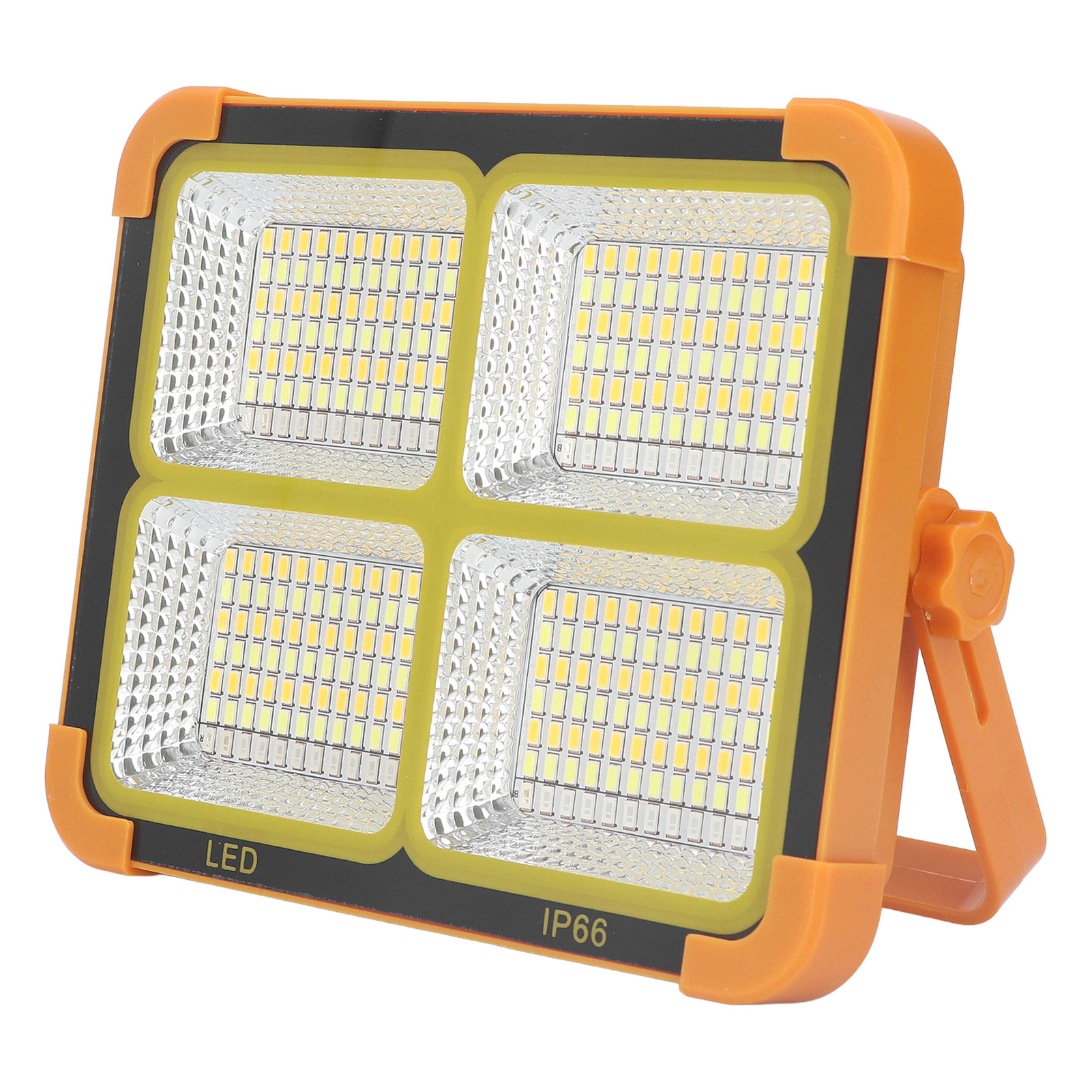 1000-w-solar-arbeitsleuchte, 4-stufig Verstellbar, Ip66, Tragbarer Solar-flutlichtstrahler Für Notfälle In Garage Und Teich