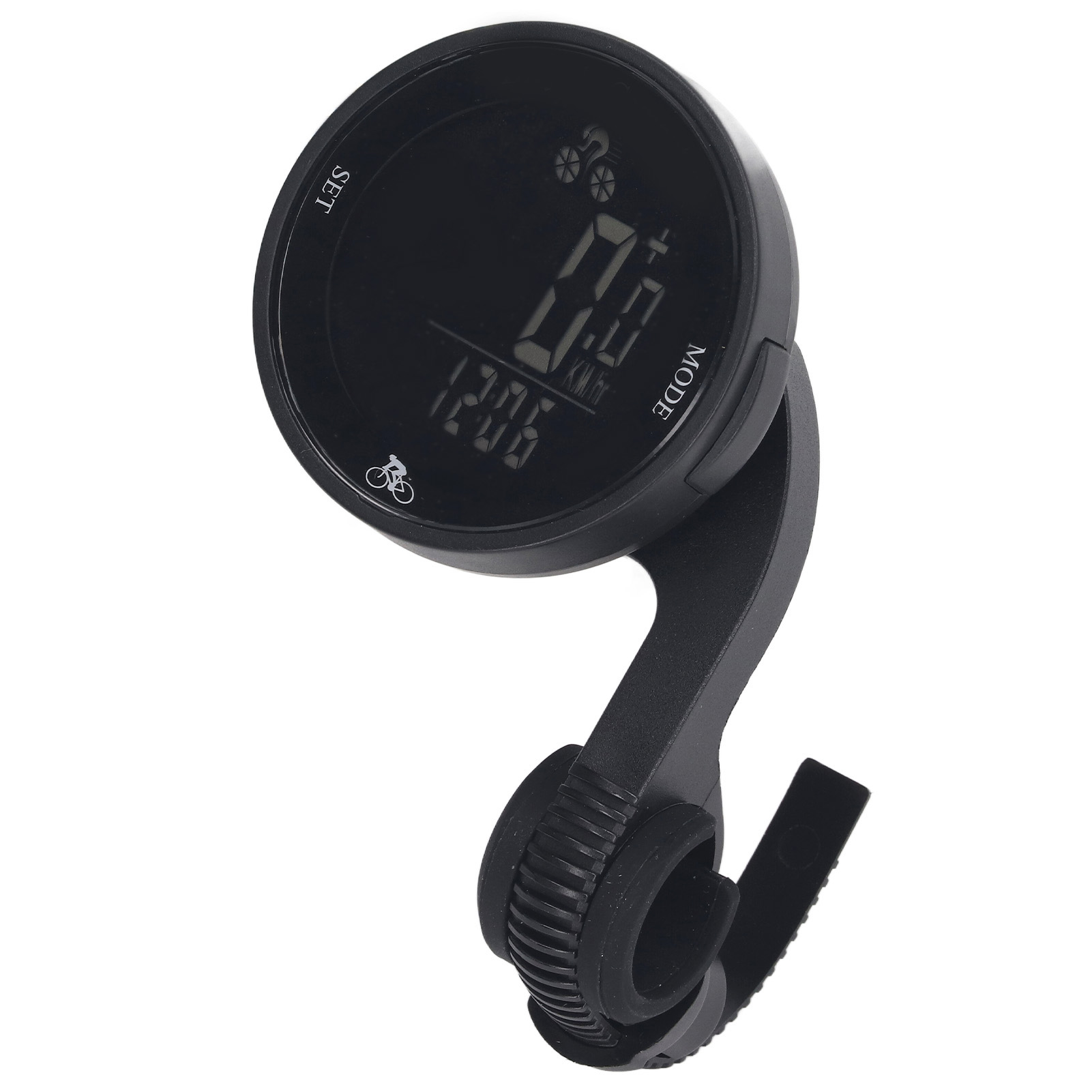 Fahrradcomputer Mit Geschwindigkeits- Und Frequenzsensor, Led-hintergrundbeleuchtung, Großem Display, Kabellosem Tachometer Und Kilometerzähler Inklusive Halterung