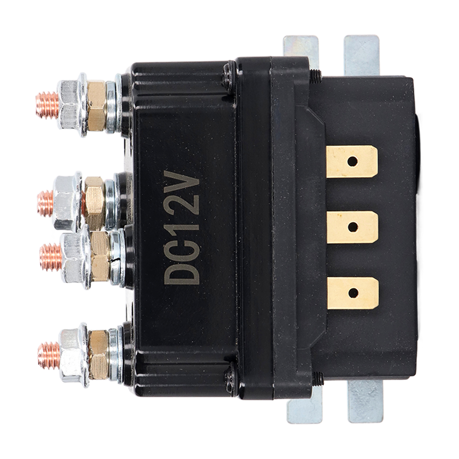 Elektrisches Seilwindenrelais 250a, Messingspule, Stabile Leistung, Seilwinden-magnetrelais-schütz Für Atv 12v