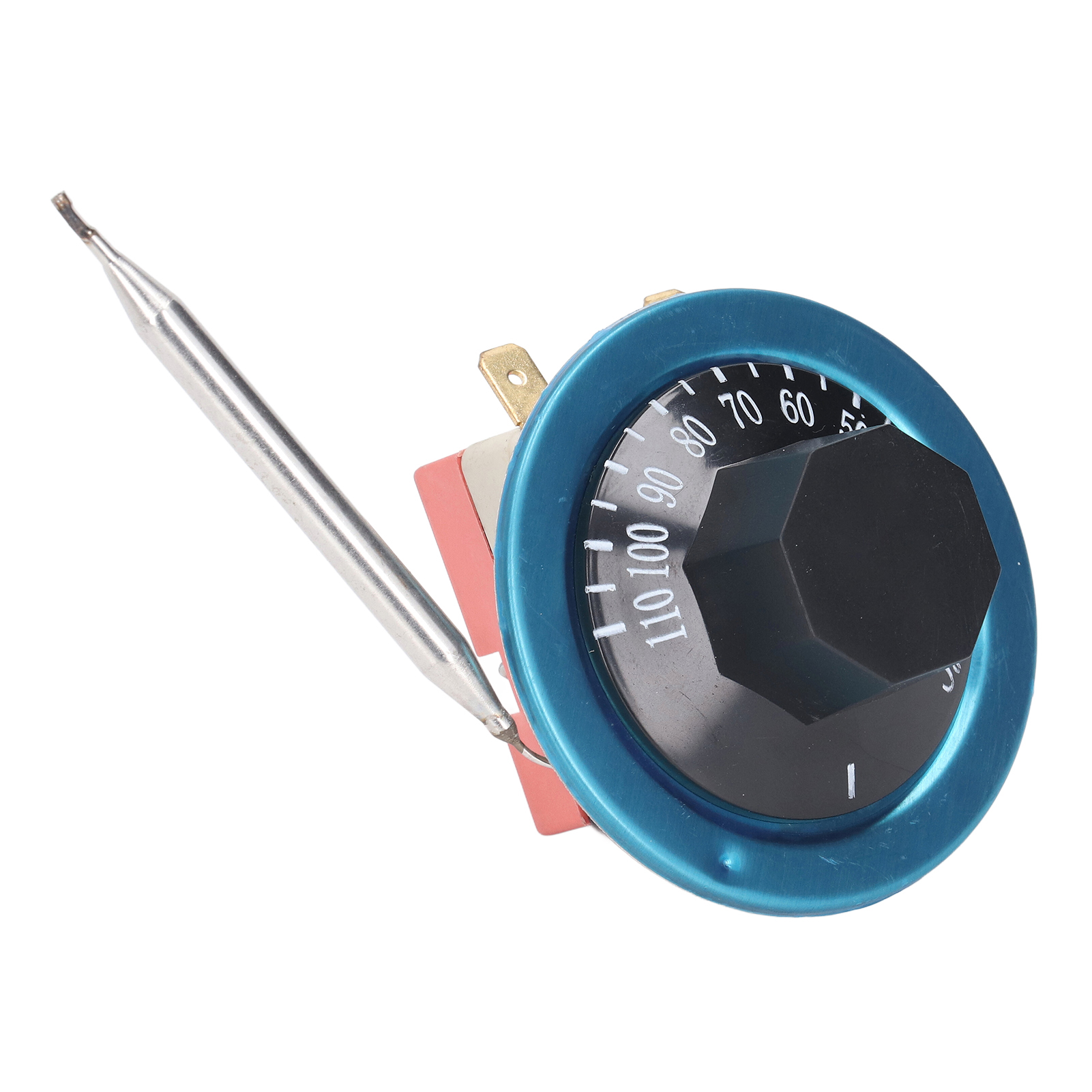 Temperaturregler Mit Drehknopf (30 Bis 110 °c), Empfindlicher, Schnell Reagierender Und Automatischer Rückstellung Für Backöfen, 250 V Wechselstrom, 16 A