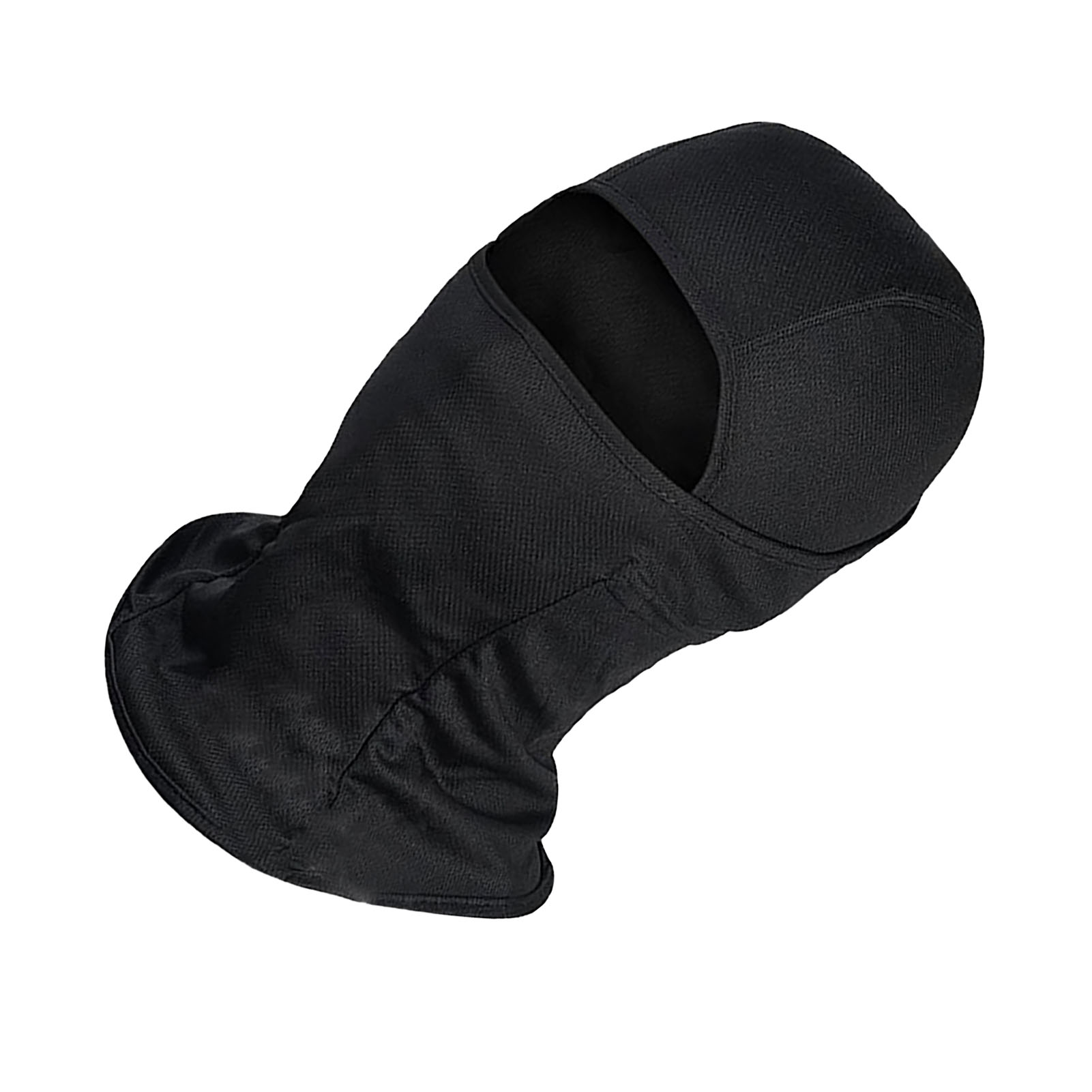 Radsport-kopfbedeckung, Winddicht, Gesichtsmaske, Nackenwärmer, Kapuze Aus Polyester Für Outdoor-sportarten, Schwarz