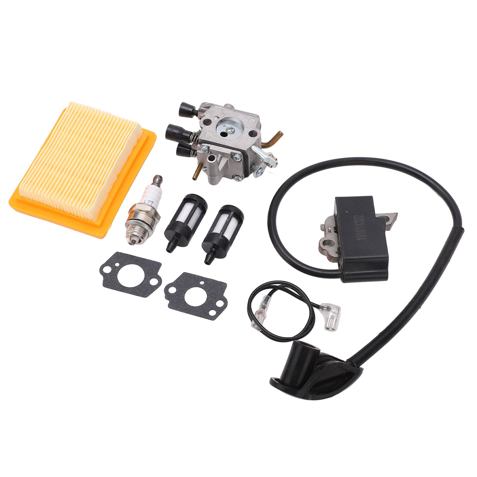 Trimmer-vergaser-reparatursatz Für Rasenmäher, Inklusive Luftfilter, Kraftstofffilter, Zündkerze, Zündspule Und Dichtungssatz Für Stihl