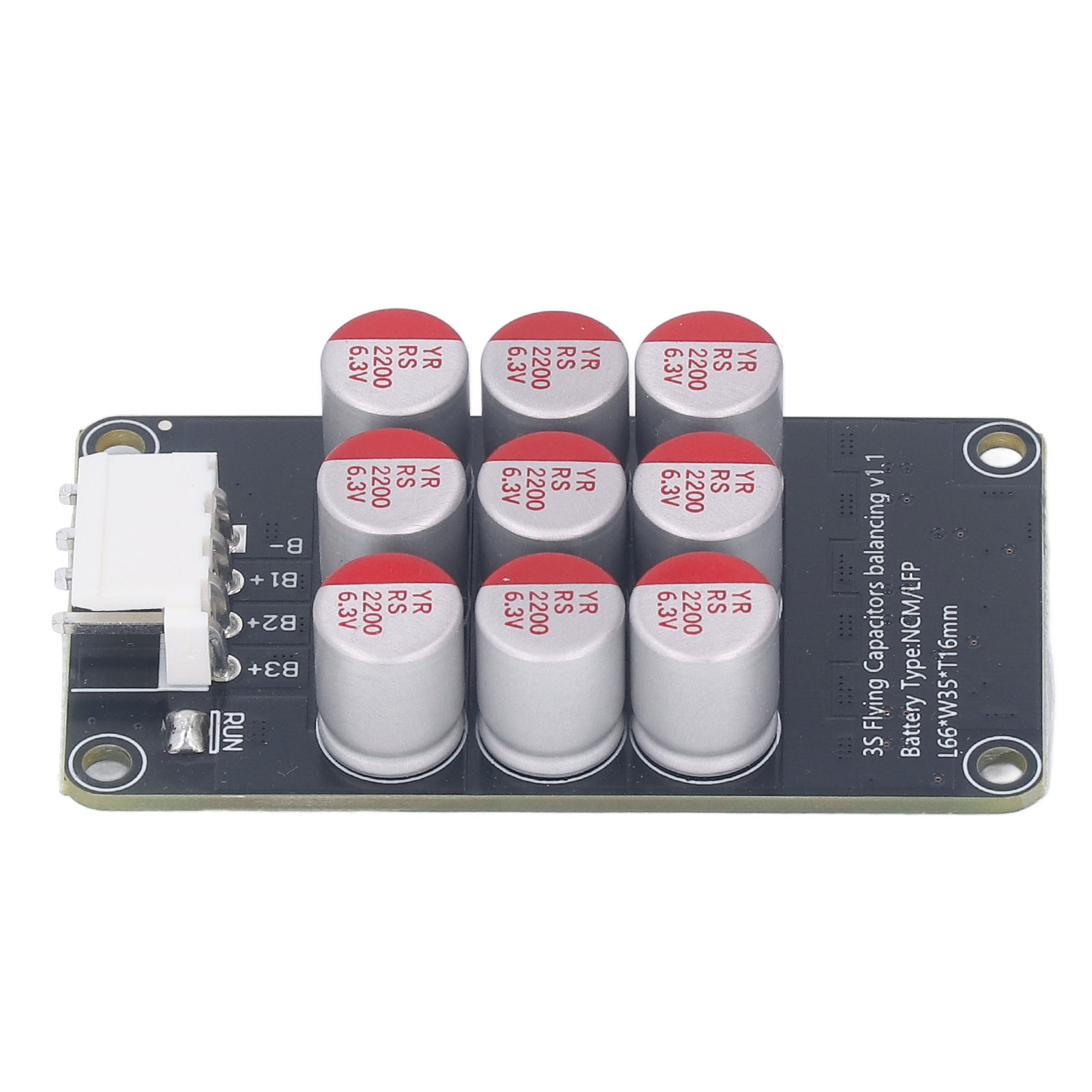 Aktiver Batterieausgleicher 3s Balancer Li-ionen Lithium-energieübertragungsplatine Ausgleichsmodul Dc 2,7–4,2 V 5 A