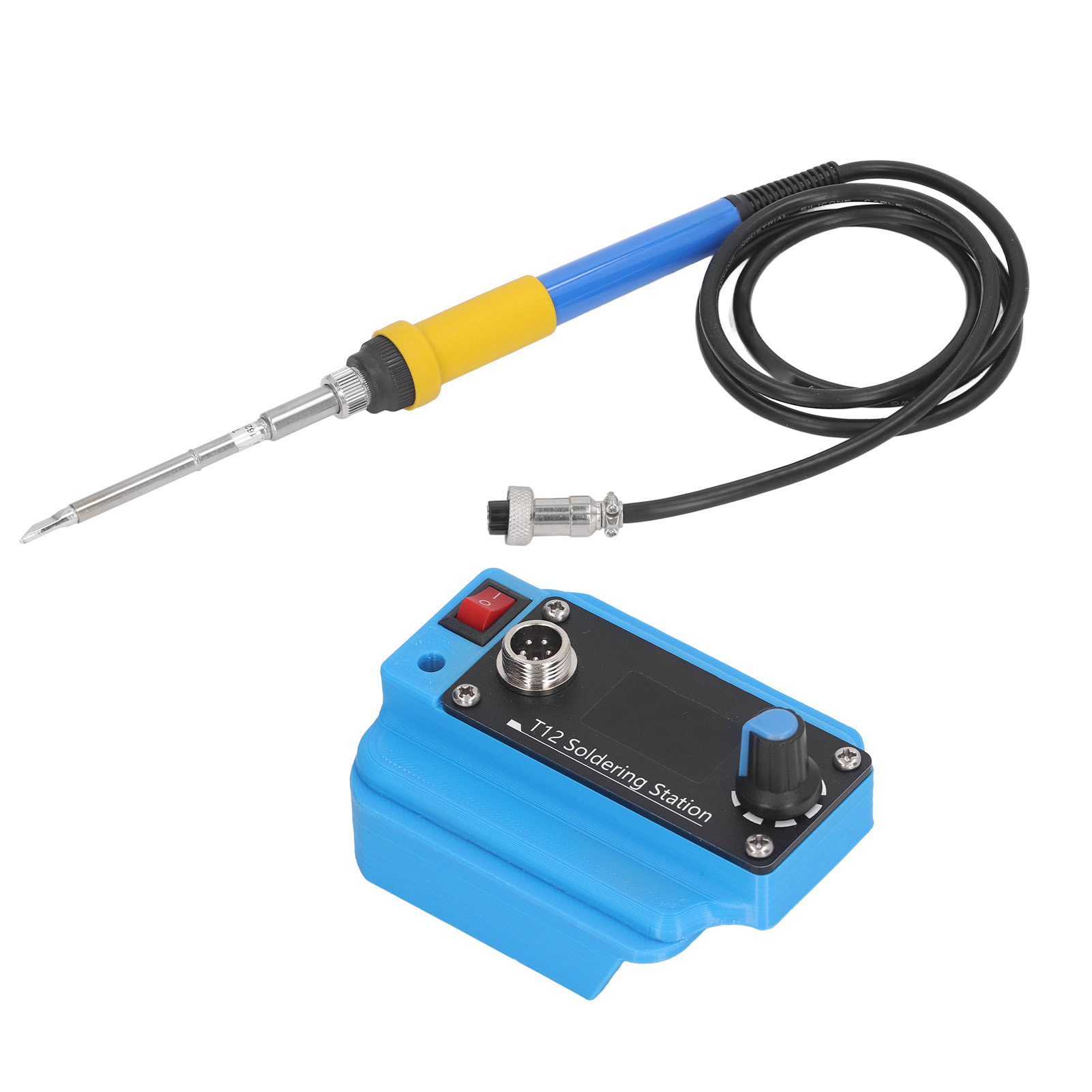 Kabellose Lötstation Mit Griff Und Lötspitze, 0,96-zoll-digitalanzeige, Elektrisches Lötkolben-set, 18 V, 72 W