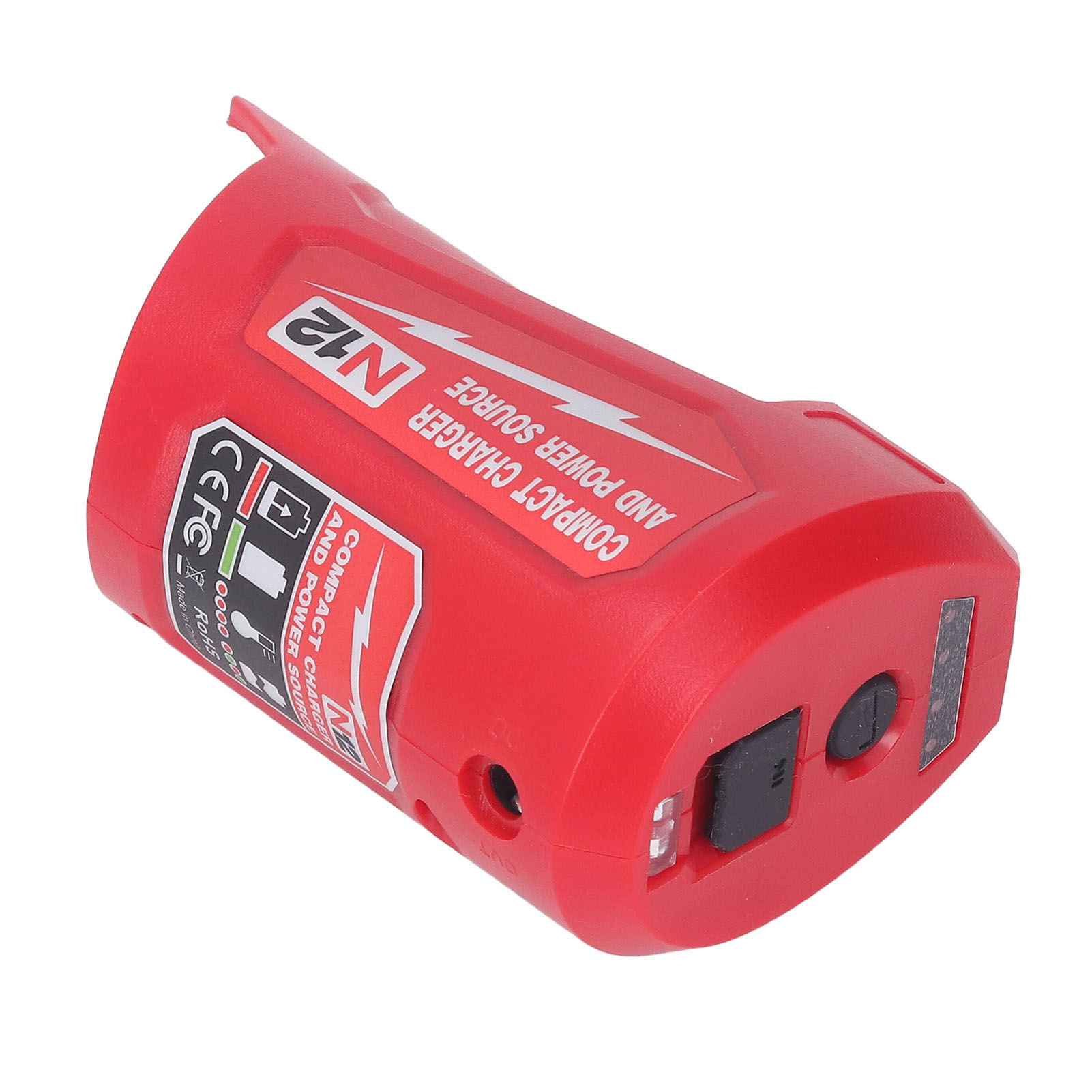 Kompaktes Ladegerät Und Stromquelle Mit 2,1-a-usb-anschluss Und 12-v-gleichstrombuchse, Akku-ladeadapter Für M12 Und N12