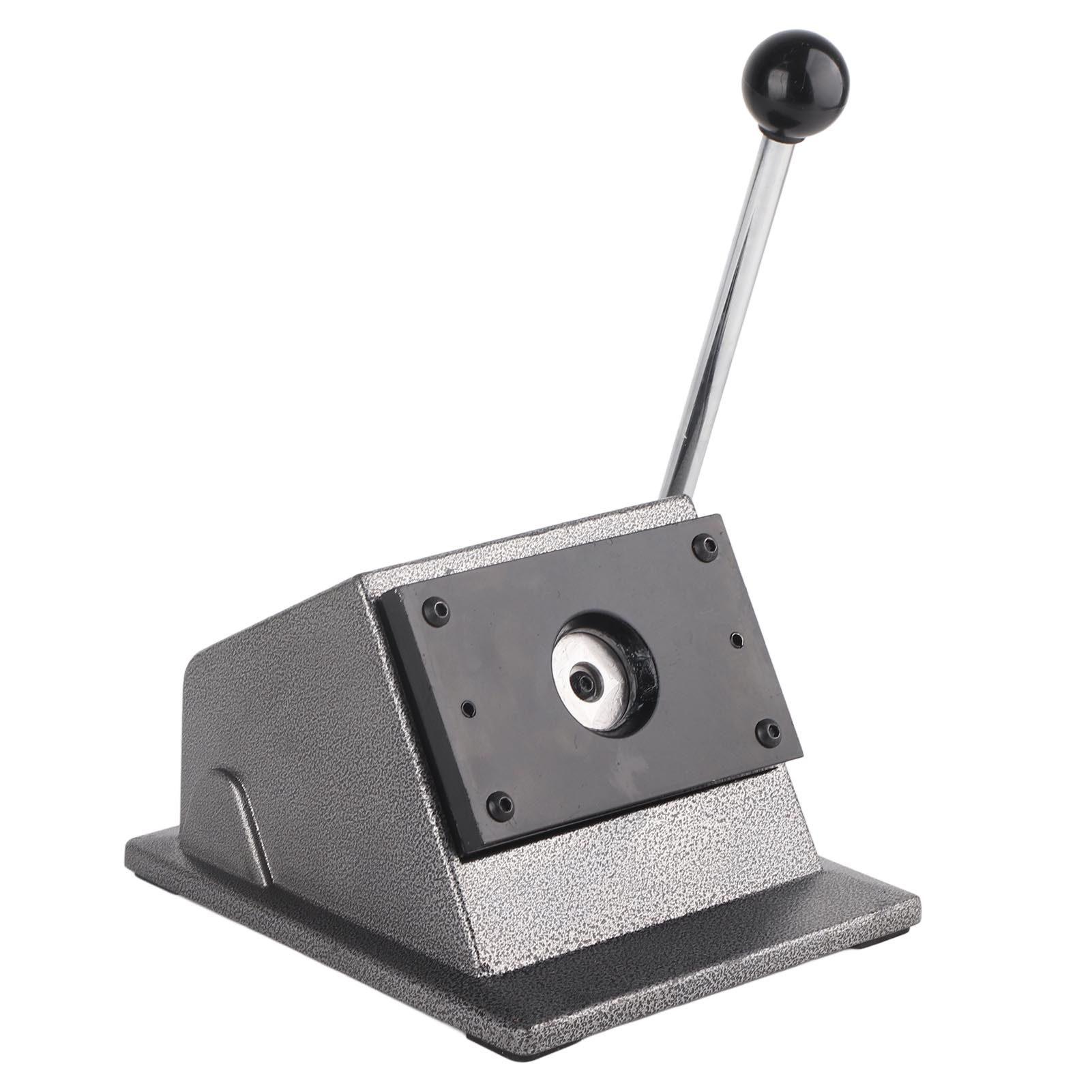 Runder Stanzstanzer Aus Edelstahl Für Abzeichen, Geeignet Für Papier, Leder, Pvc Und Karten, 25 Mm / 1 Zoll