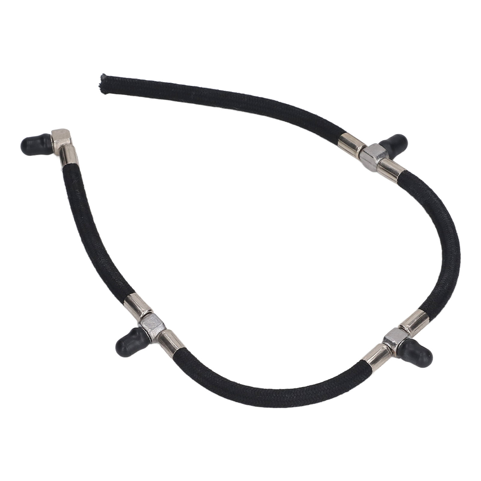 Kraftstoffrücklaufleitung Für Einspritzdüsen, Edelstahl, Gummi, D04fr, Motor-kraftstoffrücklaufleitung Für Kobelco Sk130 Sk140, 49 Cm