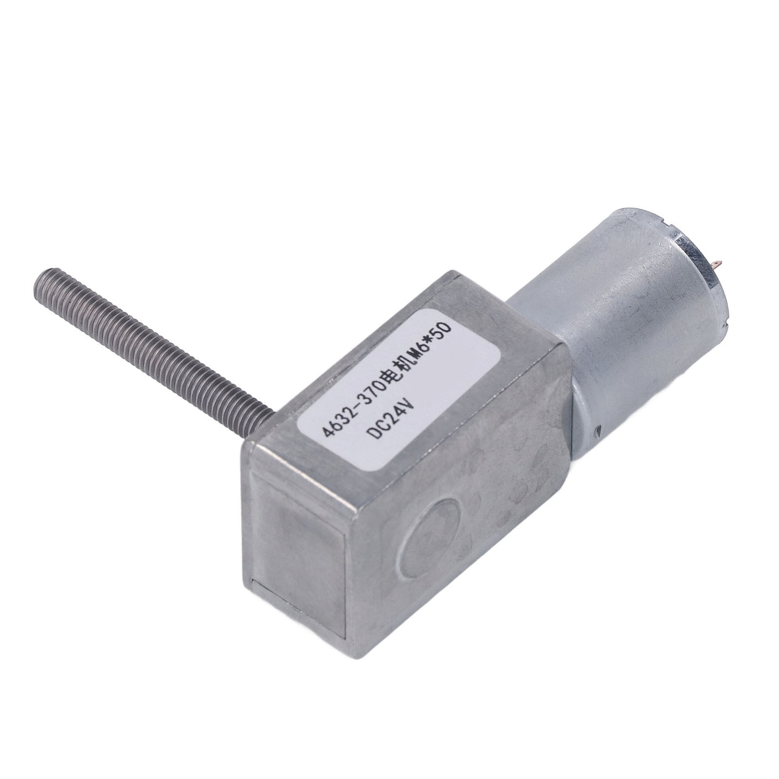 Gleichstrom-getriebemotor Mit Großer Torsionsspule Aus Messing, Cw/ccw, Selbsthemmender Schneckengetriebemotor M6 Dc24v 150rpm