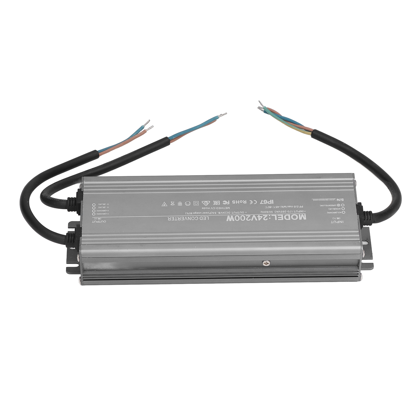 Wasserdichtes Netzteil Ip67 Led-netzteil Treiber Beleuchtungstransformator 200w Ac170‐265v24v 8,3a