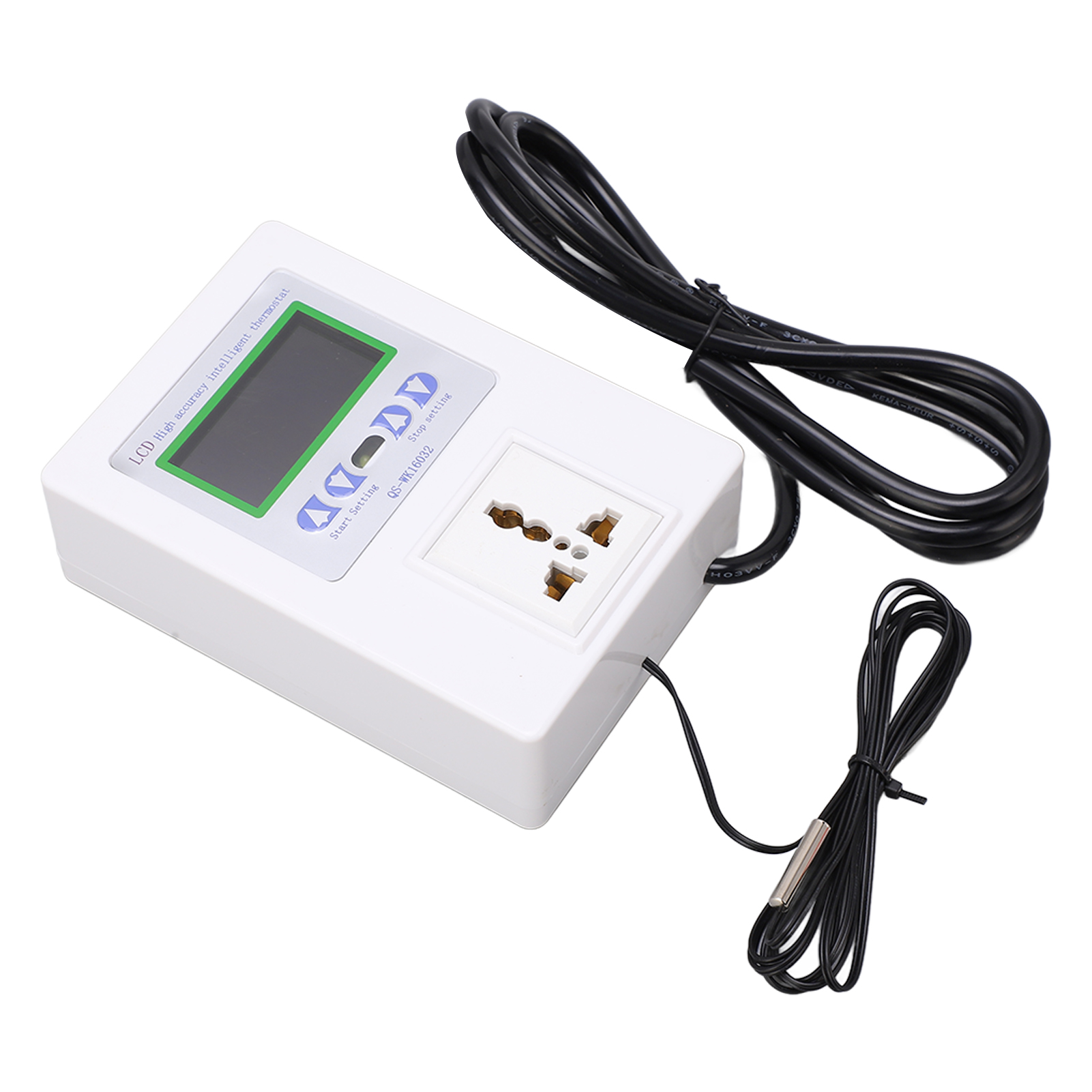Automatischer, Intelligenter Temperaturregler Mit Großem Led-display Und Digitalanzeige, Thermostat, 110–240 V, Eu-stecker