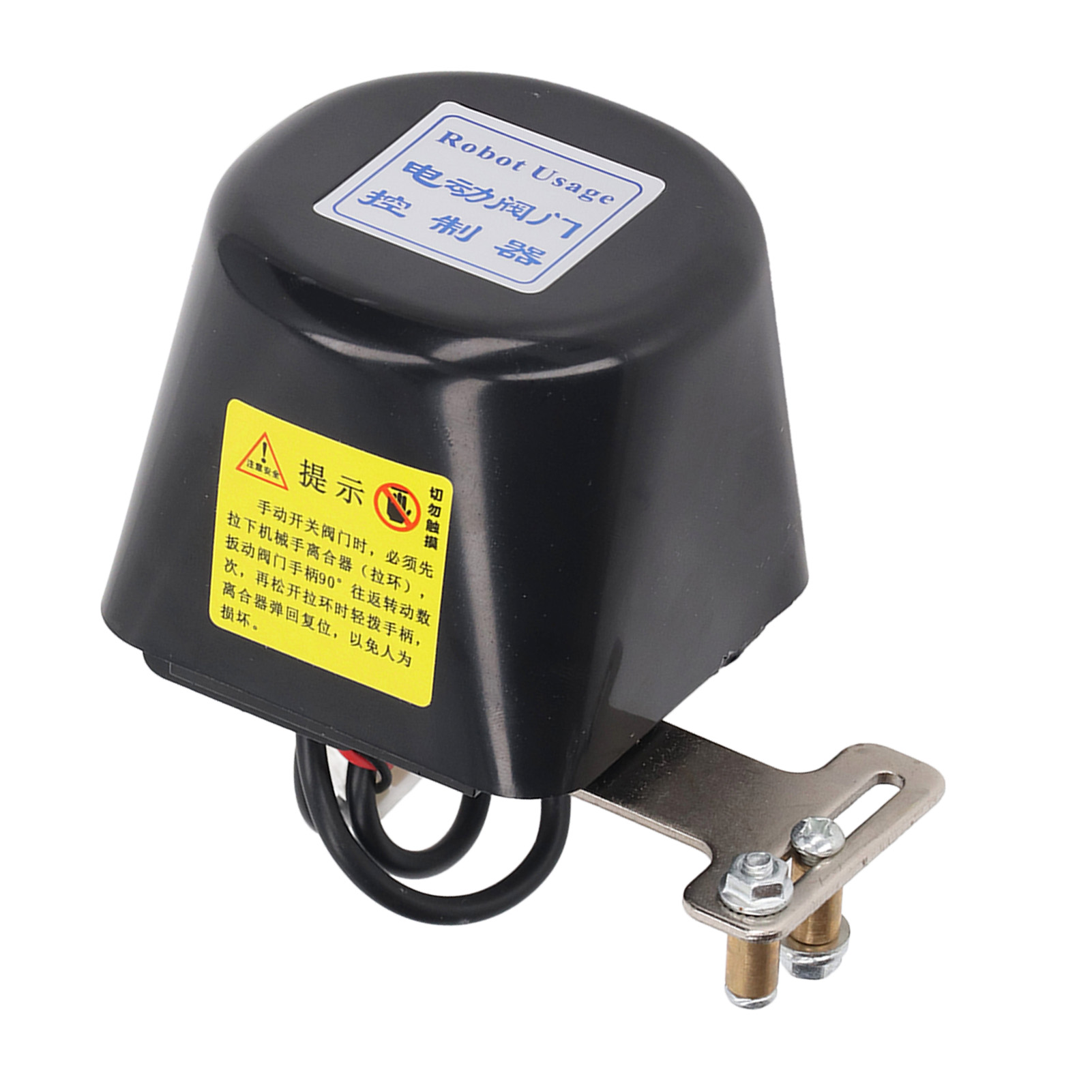 Gasleitungsventil-alarmset, Elektrischer Ventilregler, Gasleckage-erkennungsalarm, Ac 90–240 V, Eu-stecker