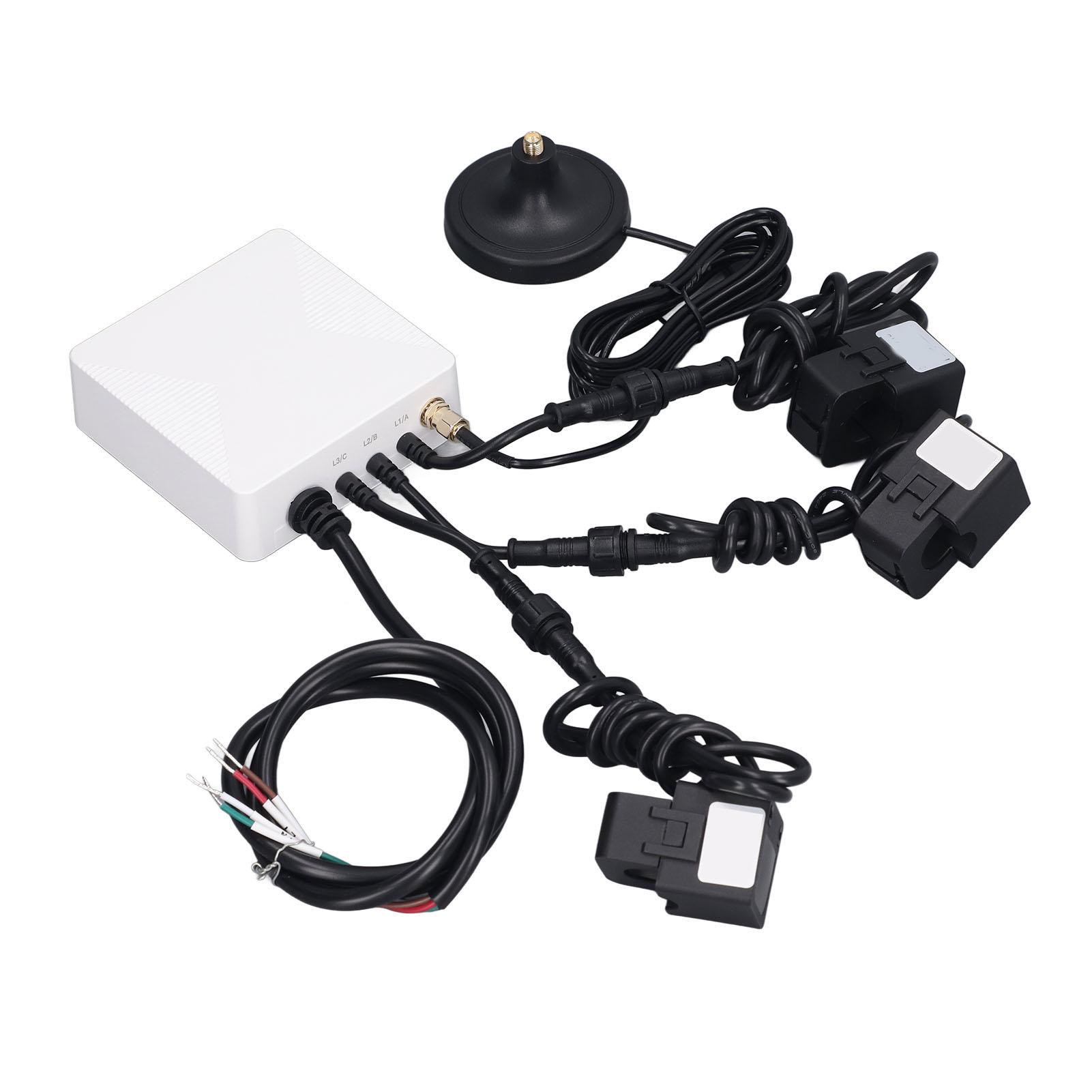 Intelligenter 3-phasen-stromzähler Mit Wlan, 3 X 750-a-stromkreisen, Wasserstandssensor Und Smart-home-energiemonitor (100–240 V)