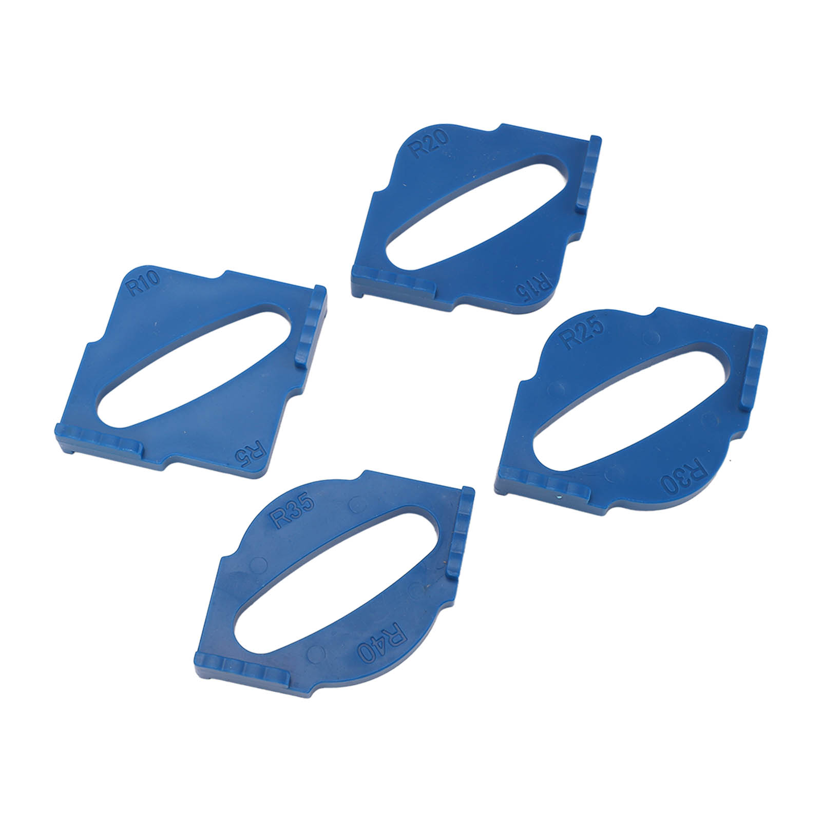 4-teilige Radius-frässchablone R5 R10 R15 R20 R25 R30 R35 R40