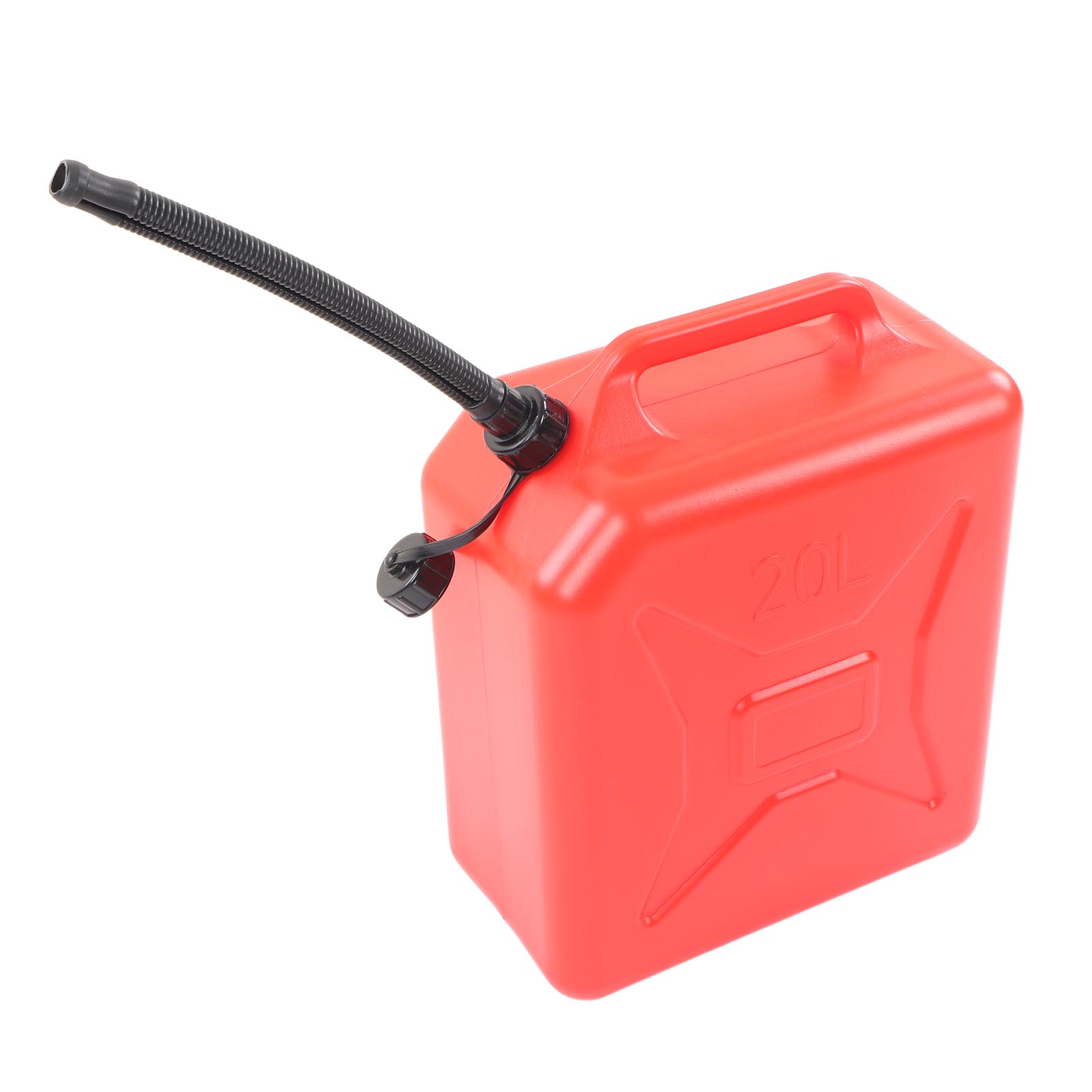 Benzinkanister, 20 Liter (5,2 Gallonen), Kraftstoffbehälter Aus Hochfestem, Flammhemmendem Hdpe, Antistatisch, Lebensmittelecht