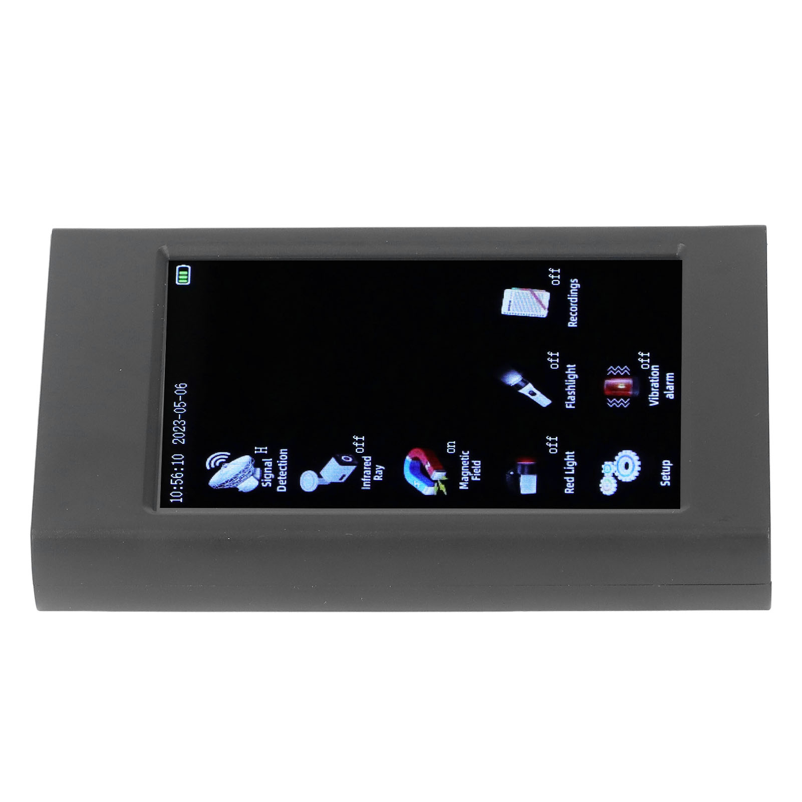 Intelligenter, Multifunktionaler Anti-spionage-signaldetektor Mit Versteckter Kamera, 3,5-zoll-touchscreen, 0,1 Ghz–6 Ghz