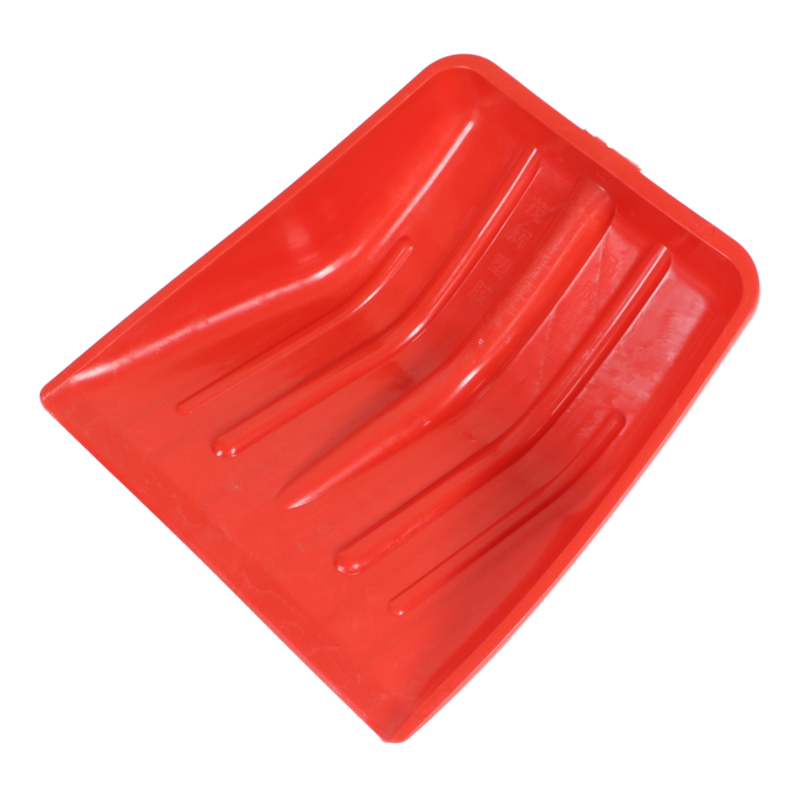 Schneeschaufel, Rot, Aus Verdicktem Pp-kunststoff, Verschleißfest, Robust, Kindersicher, 48 X 44 Cm / 18,9 X 17,3 Zoll