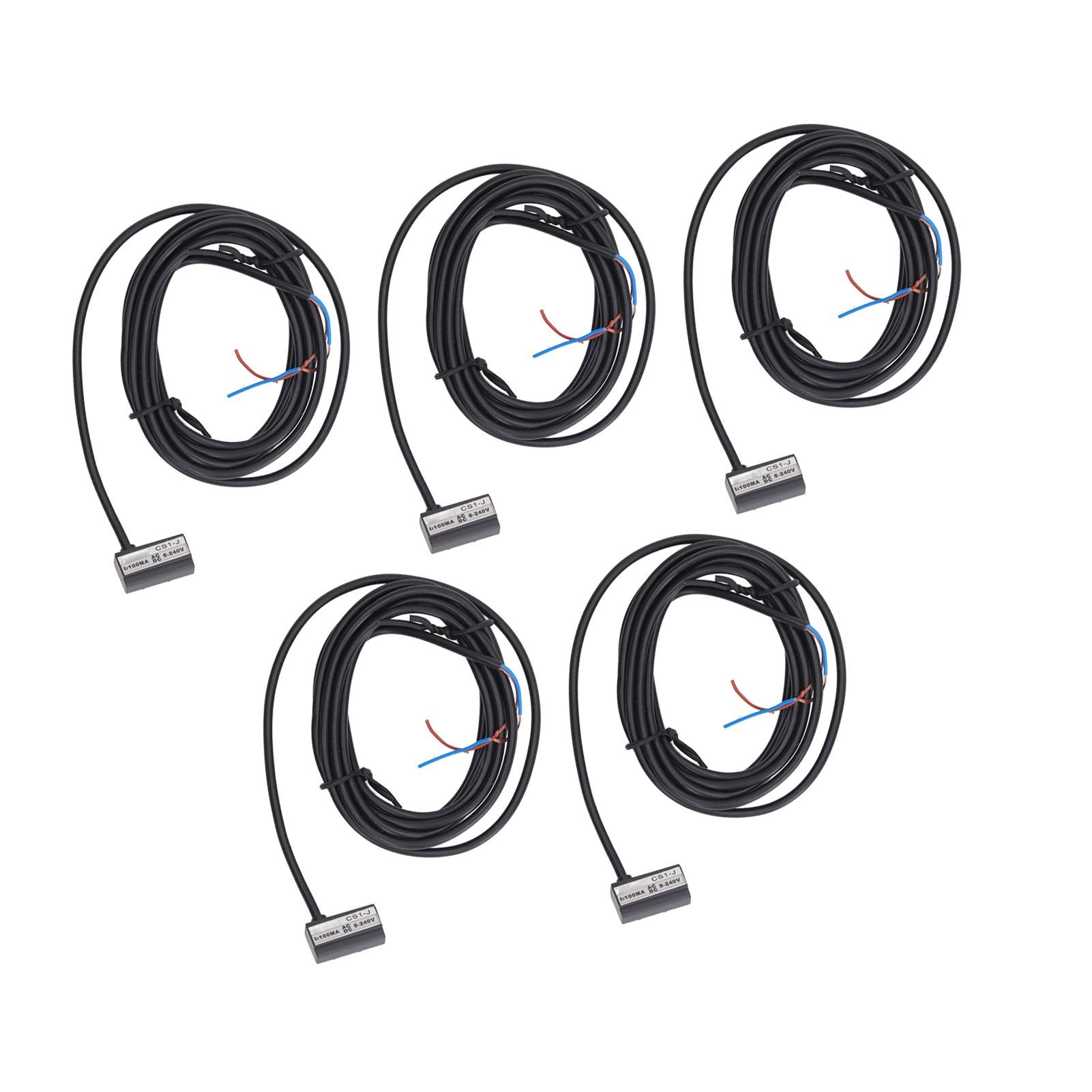 5 Stück Magnetschalter, Hochfrequenz, 2-draht, Normalerweise Offener Näherungssensor, Ac/dc 5–240 V