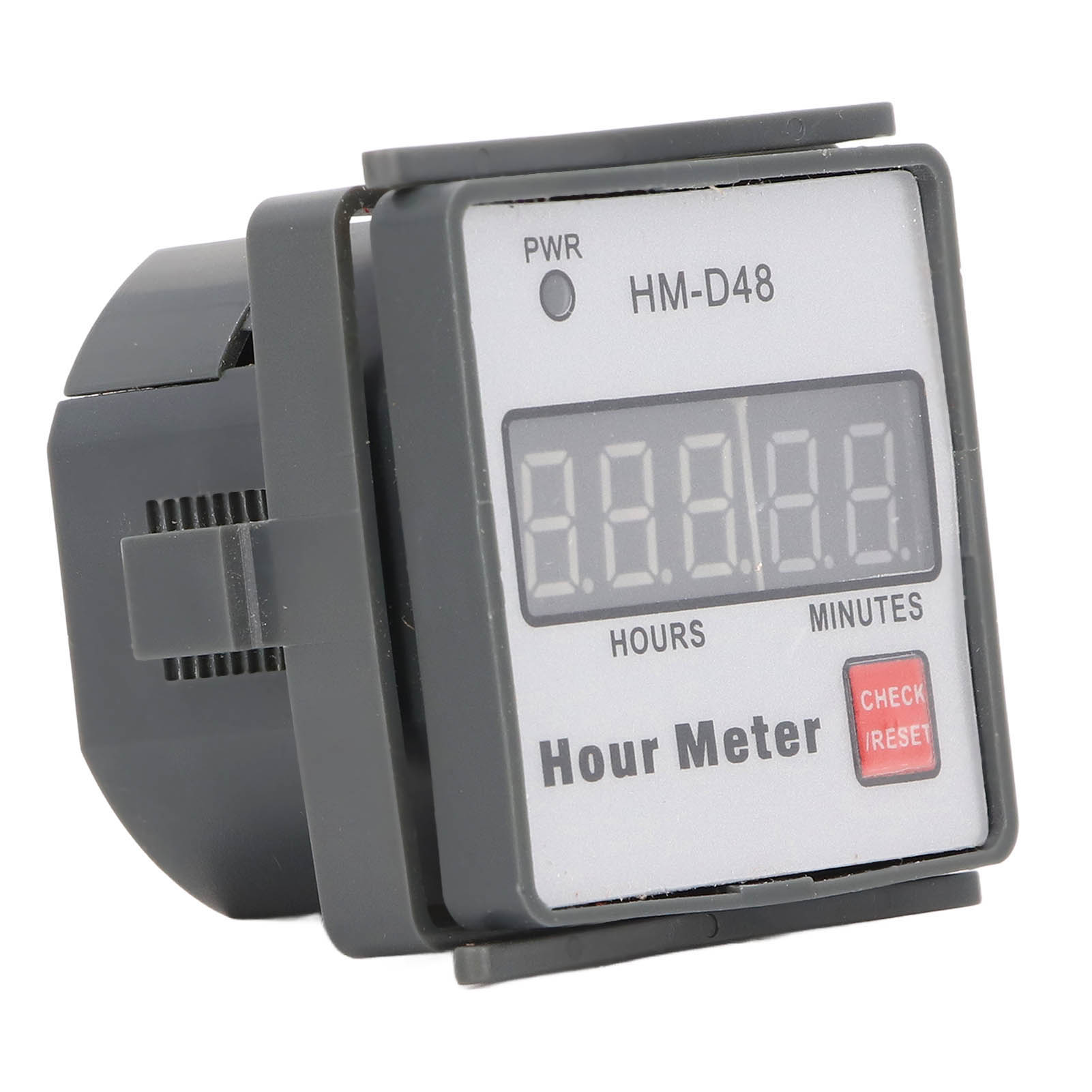Betriebsstundenzähler Mit Digitaler Anzeige, Abs-gehäuse, 0–999,99 Stunden, Zeitmessgerät, 220–240 V Wechselstrom